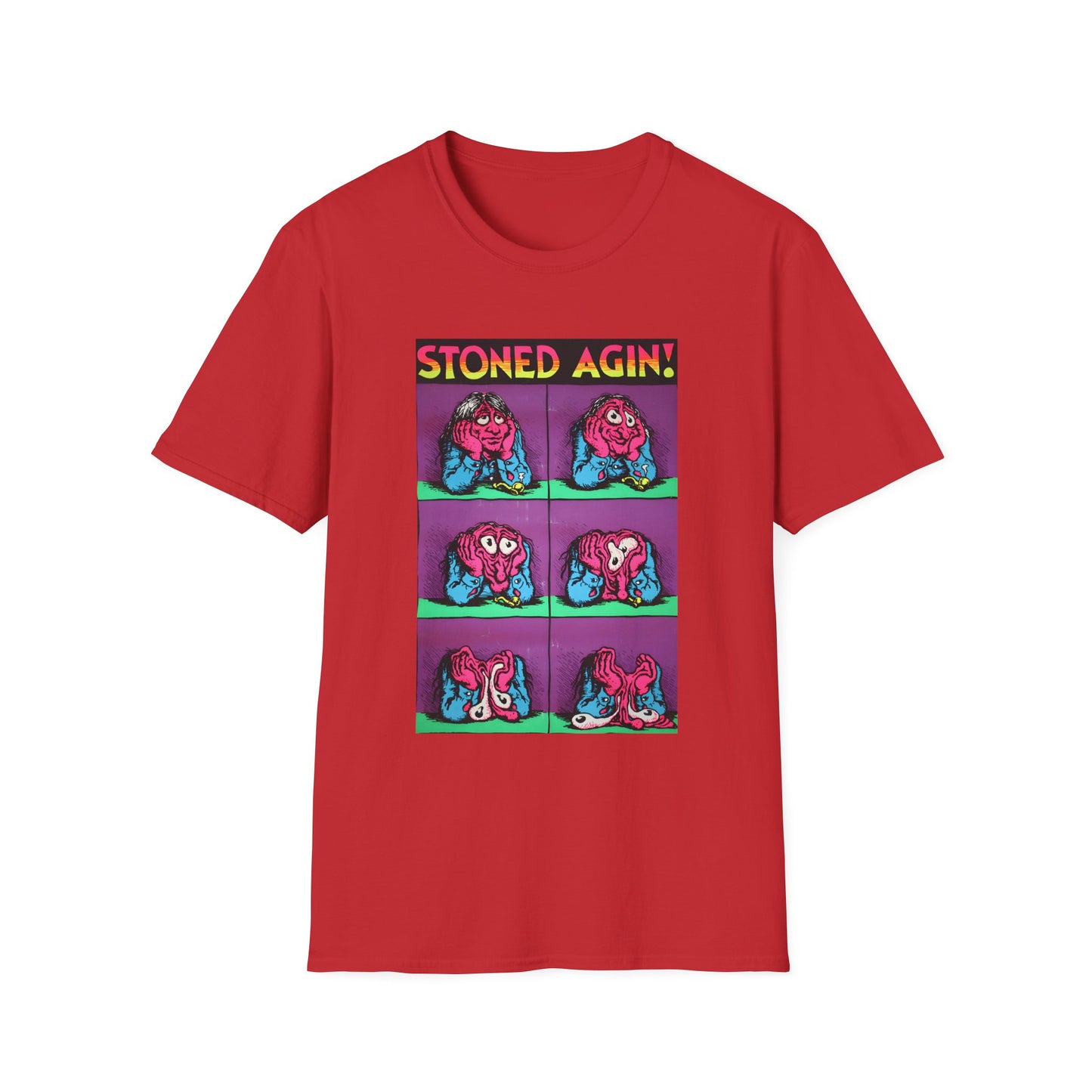 stoned agin! r. crumb blacklight poster tshirt