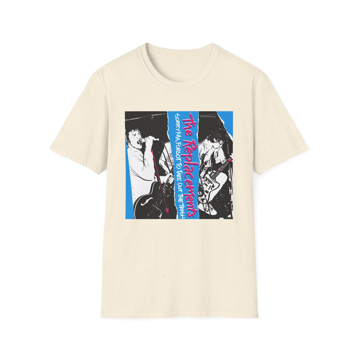 1981 replacements sorry ma, forgot to take out the trash album tshirt