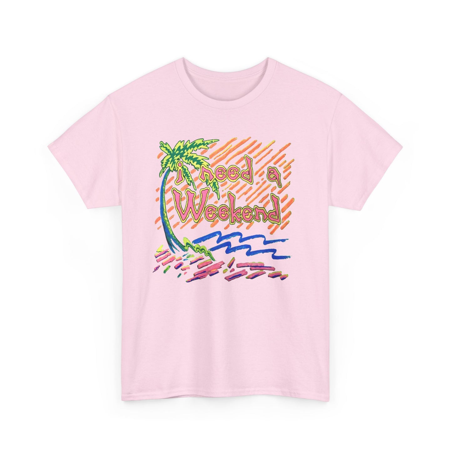 vintage 90s i need a weekend graphic custom reproduction tshirt