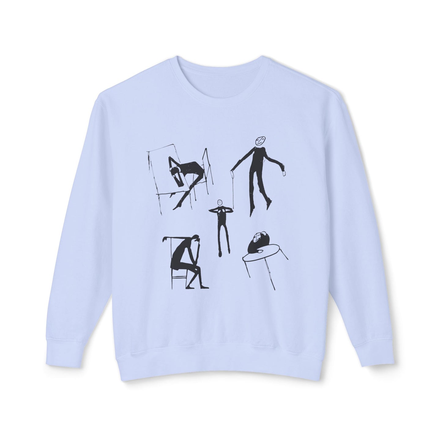early 1900s sketches (collage of sketches) india ink on paper by franz kafka 100% cotton sweatshirt