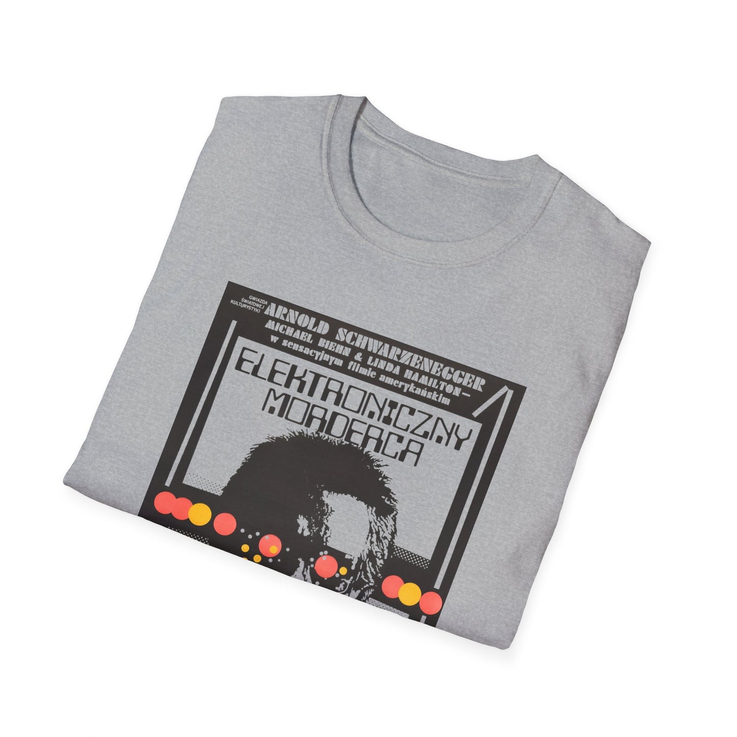 1987 terminator vintage polish movie poster tshirt