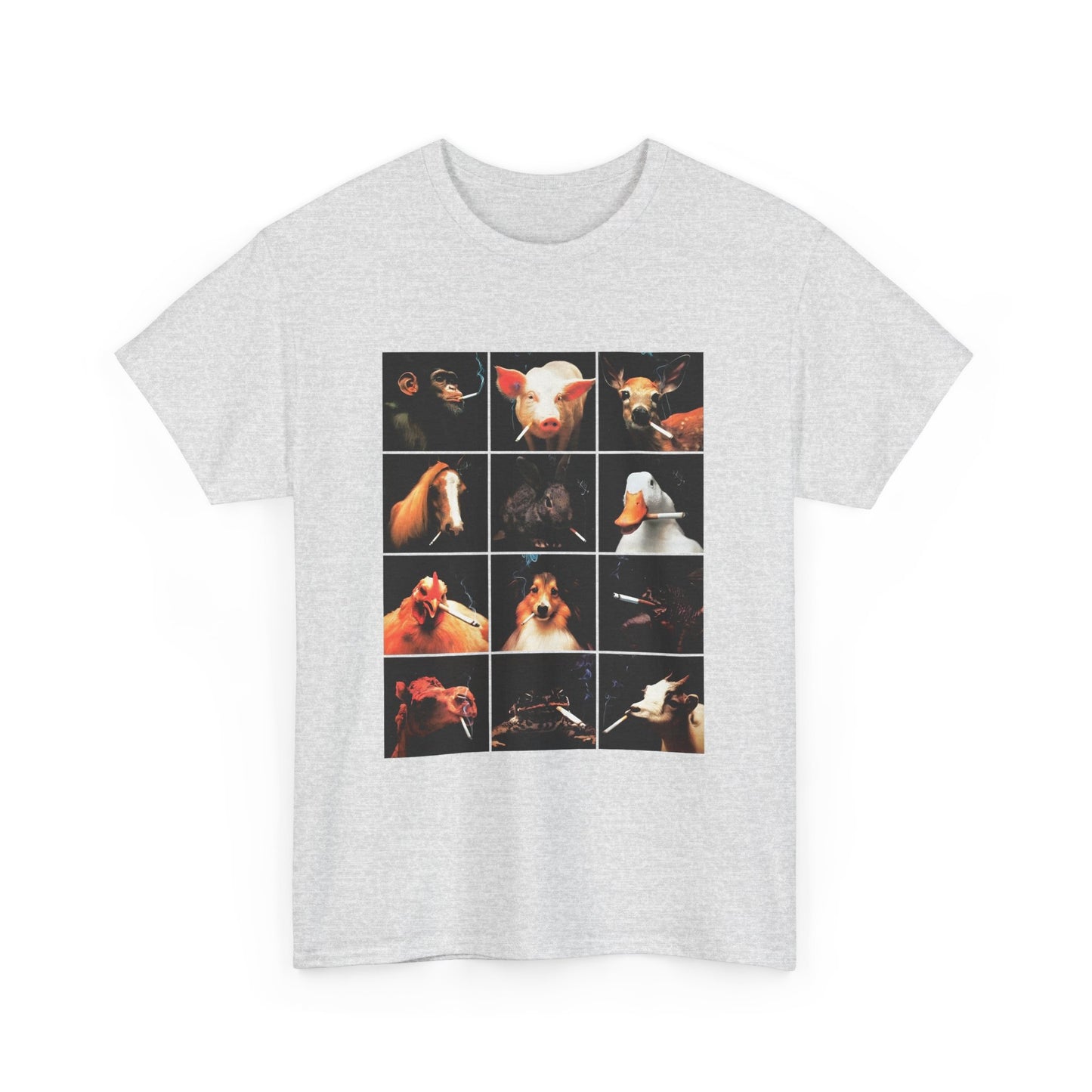 1990s anti smoking campaign poster it looks just as stupid when you do it no words reproduction tshirt