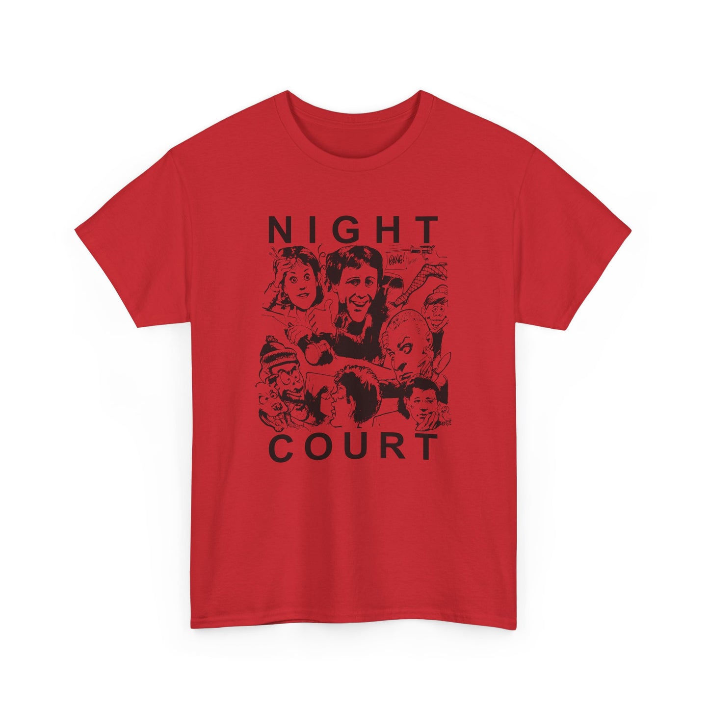 night court tv show newspaper art custom edit tshirt