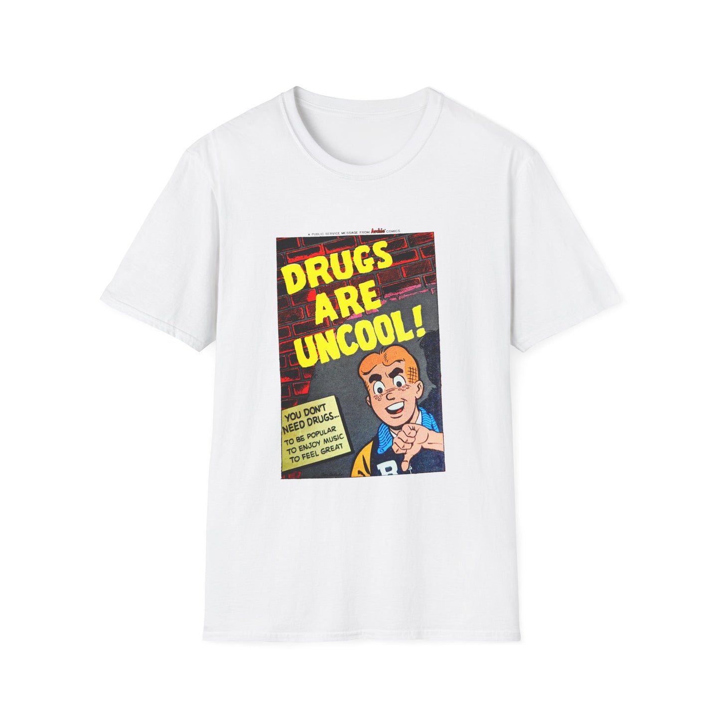 archie comics drugs are uncool tshirt