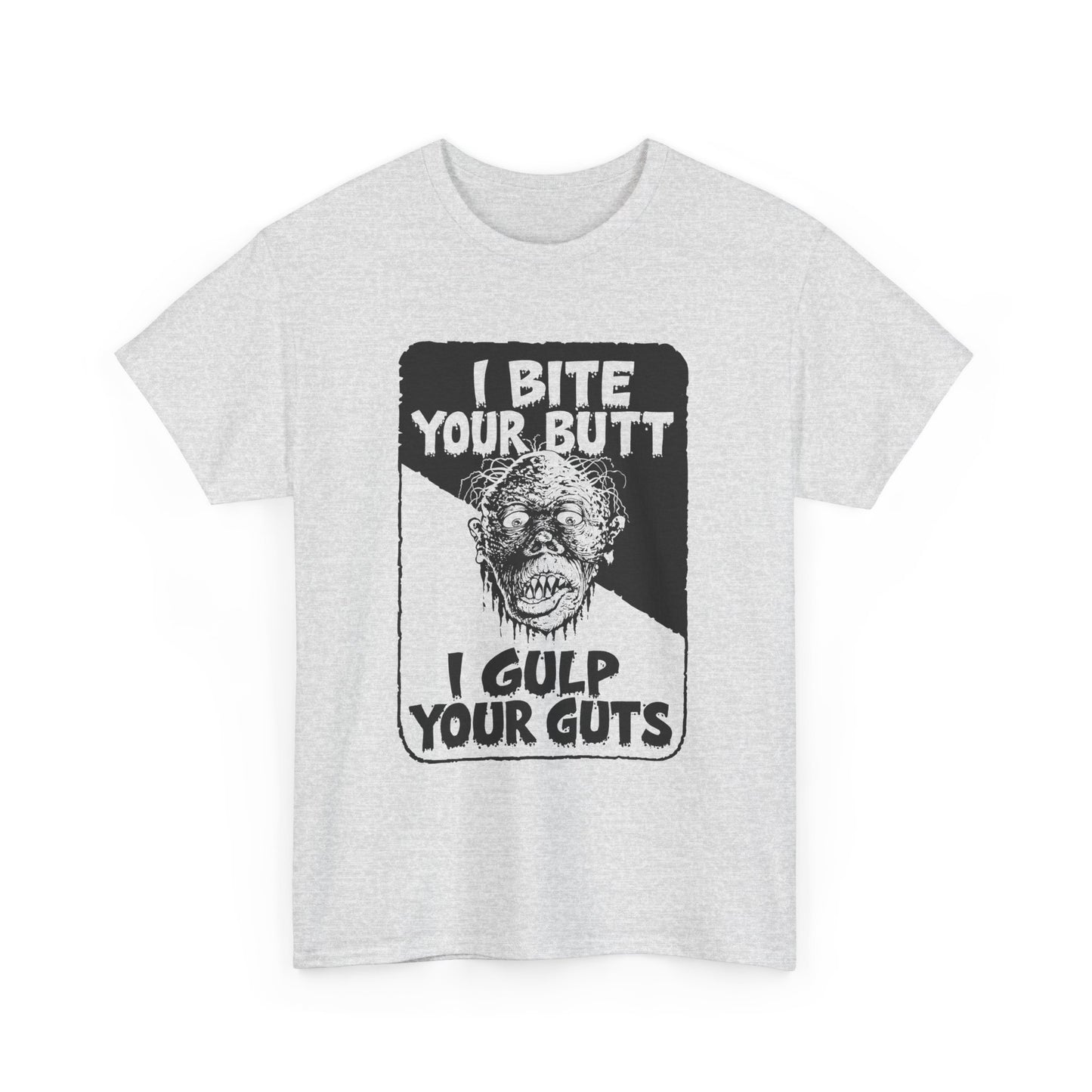 1990 vol 2 issue of gore shriek i bite your butt i gulp your guts comic tshirt