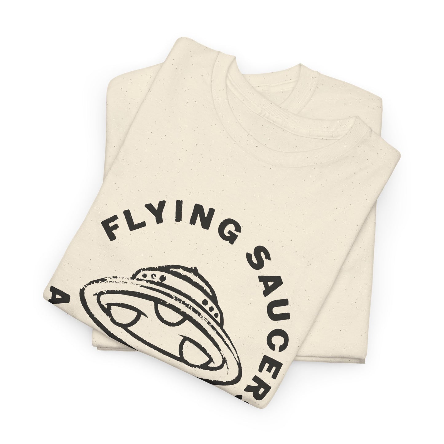 flying saucers are real! vintage style image tshirt