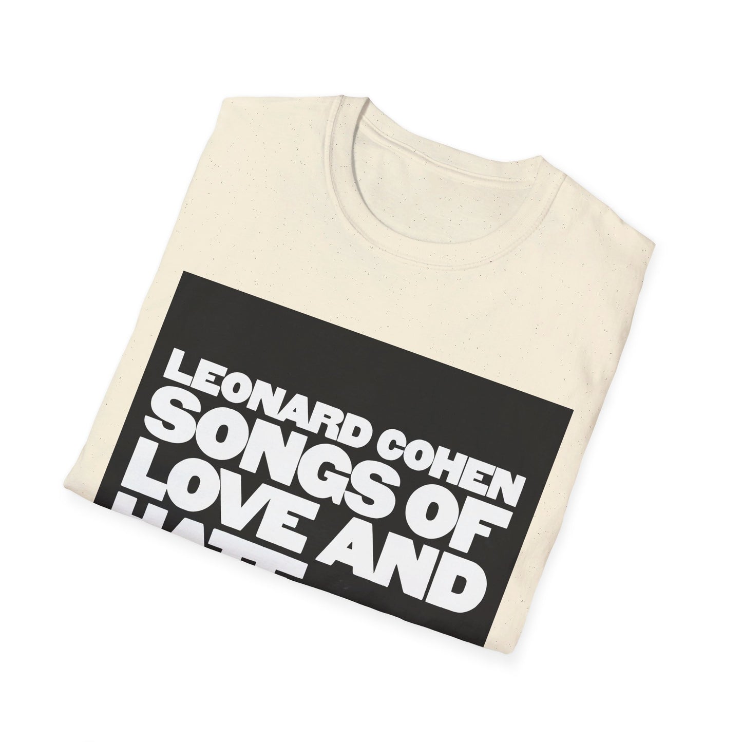 leonard cohen 1971 songs of love and hate album tshirt