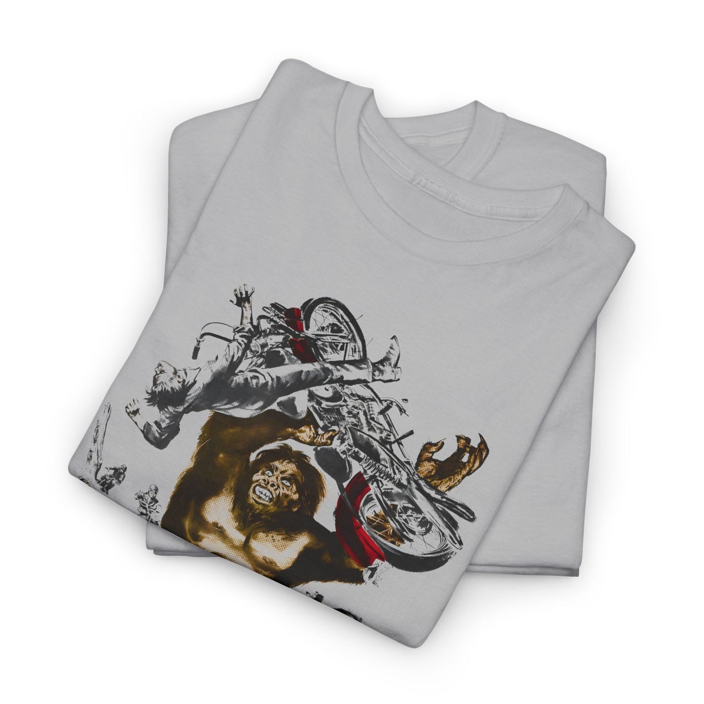 1970 bigfoot movie poster reproduction tshirt