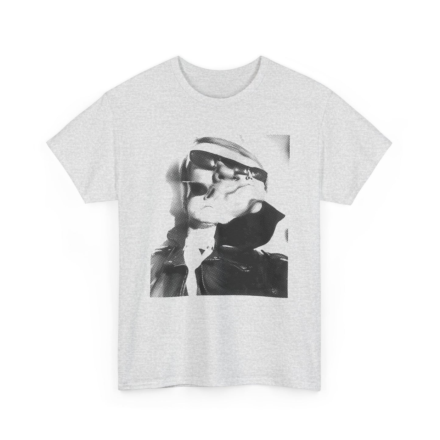 1965 weegee distortion photo of andy warhol reproduction edit tshirt