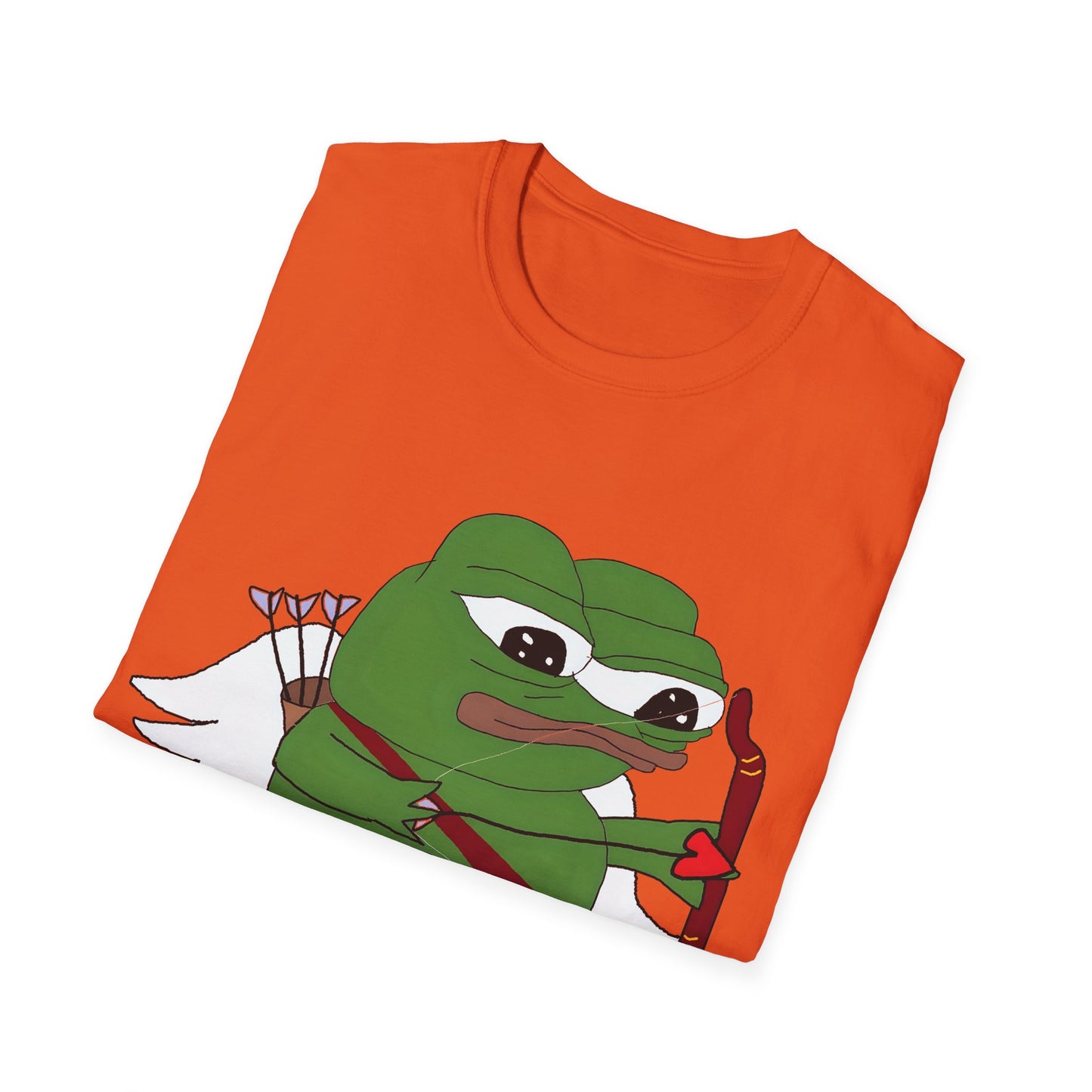 cupid pepe valentine's day tshirt