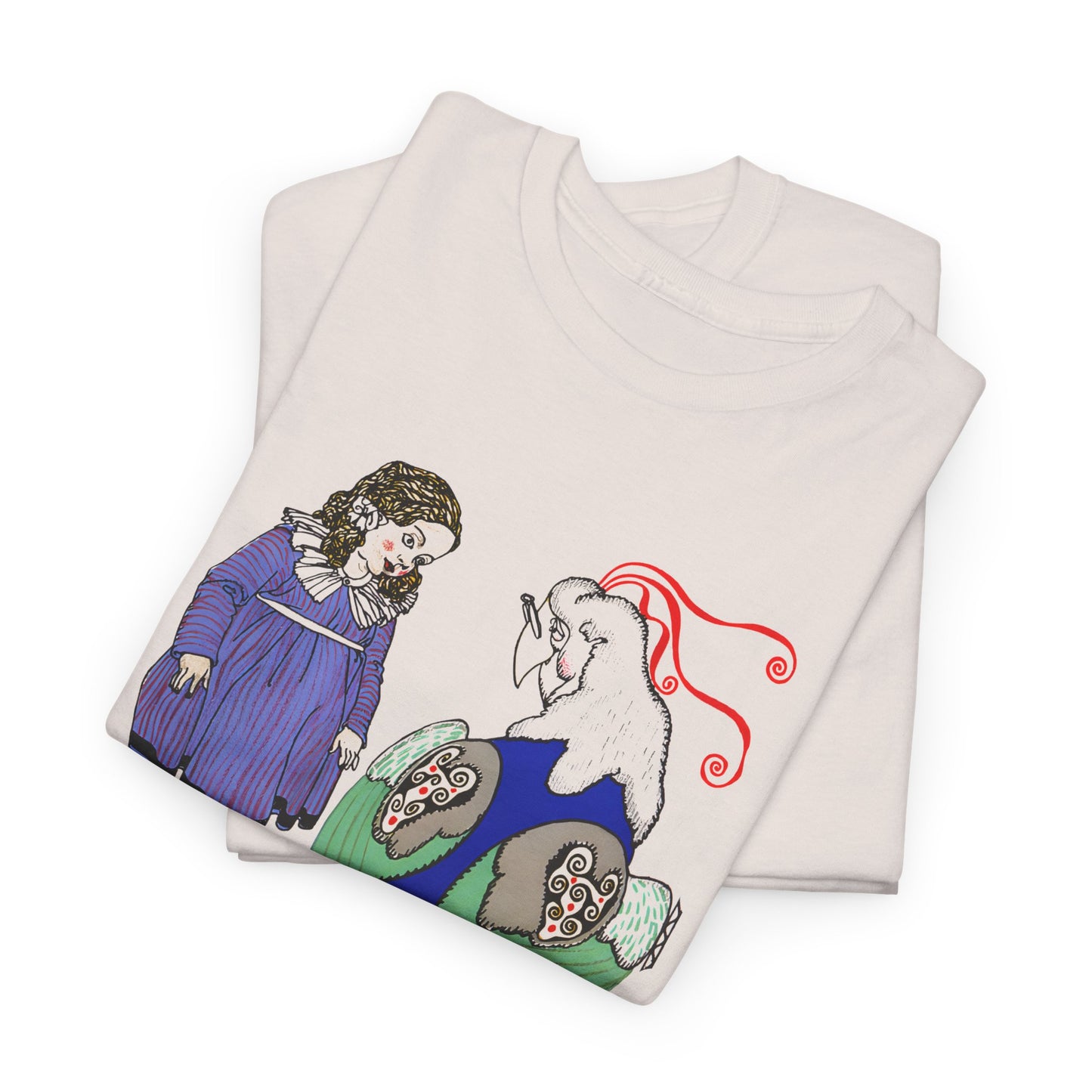 1911 josef von diveky tha magic bird (der wundervogel) color lithograph reproduction tshirt