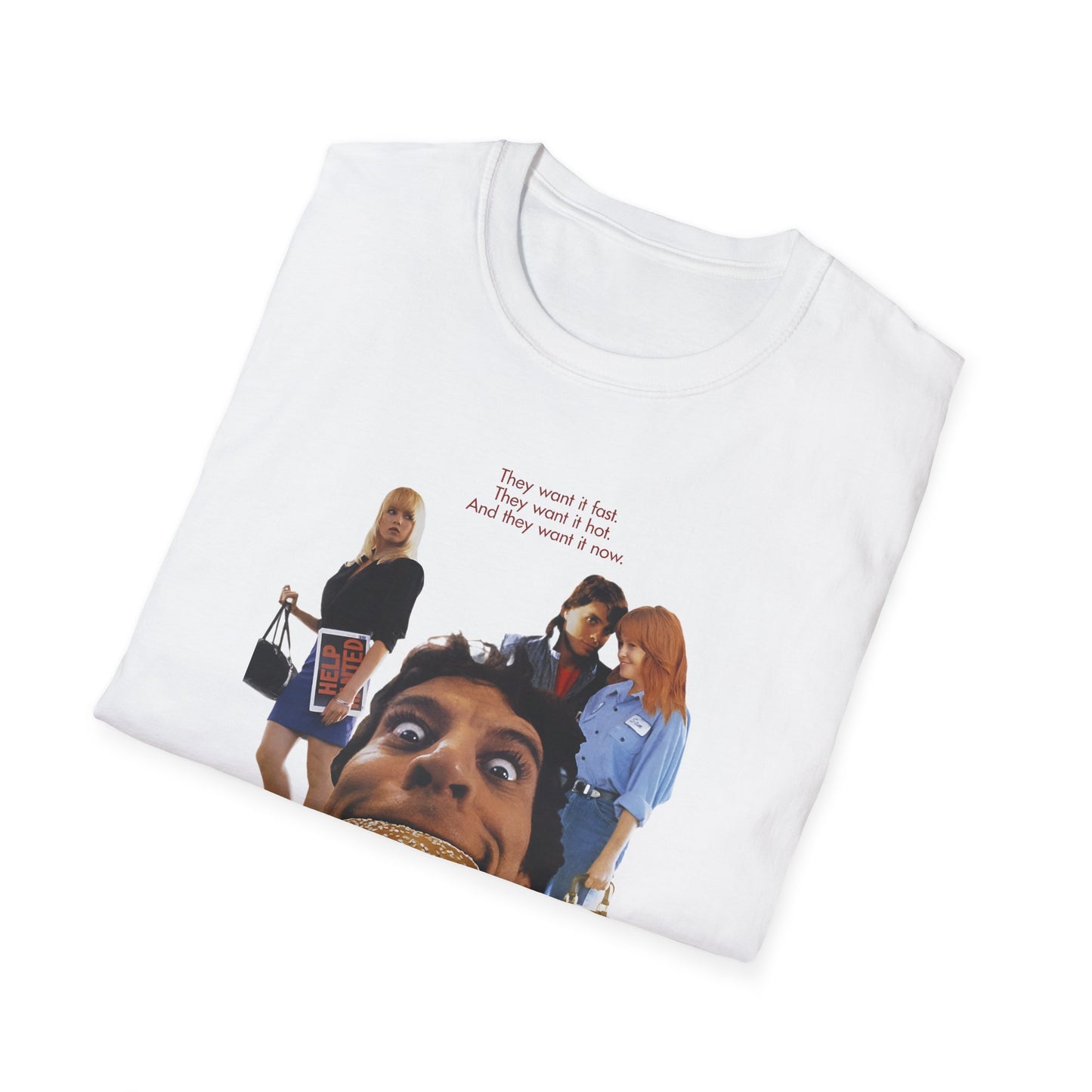 1989 low budget comedy fast food movie poster tshirt
