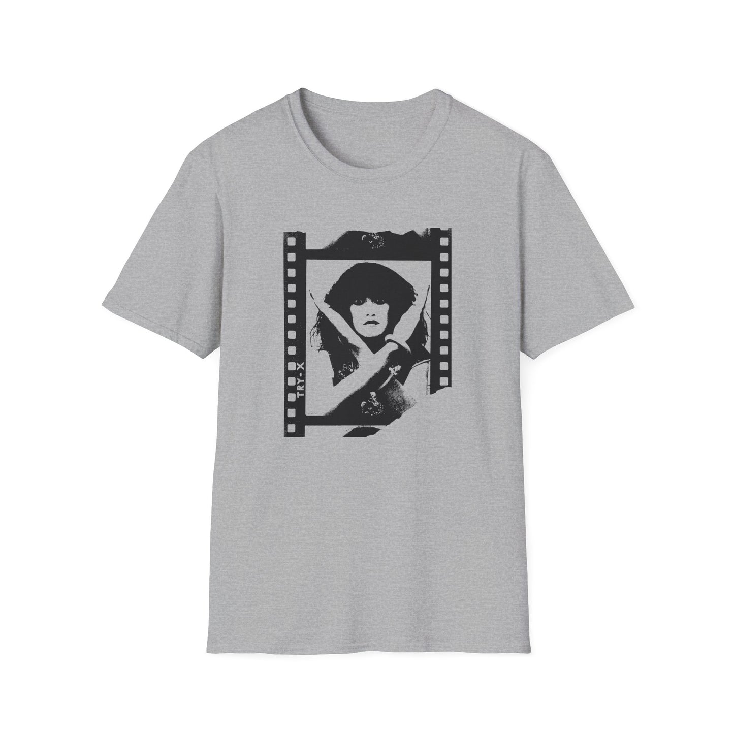 exene cervenka of x film negative photo tshirt