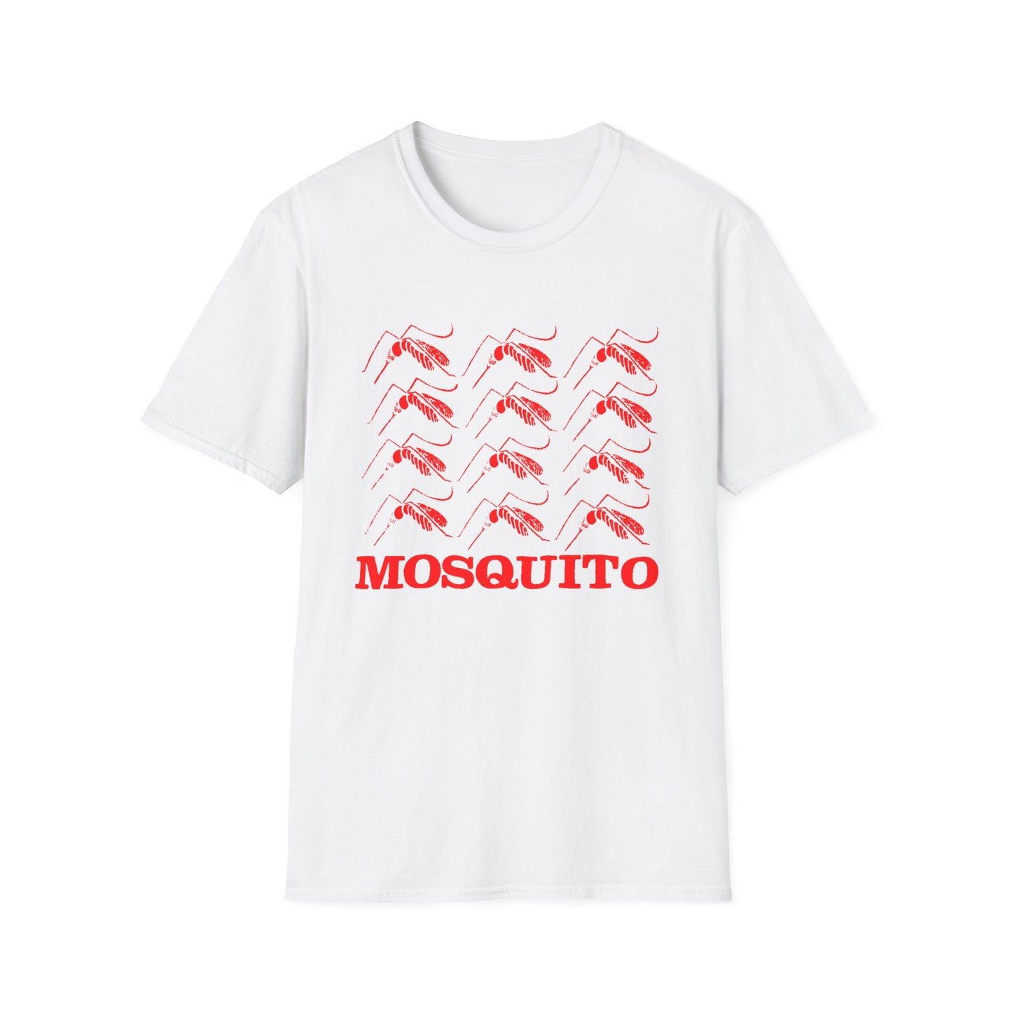 mosquito reproduction red design tshirt
