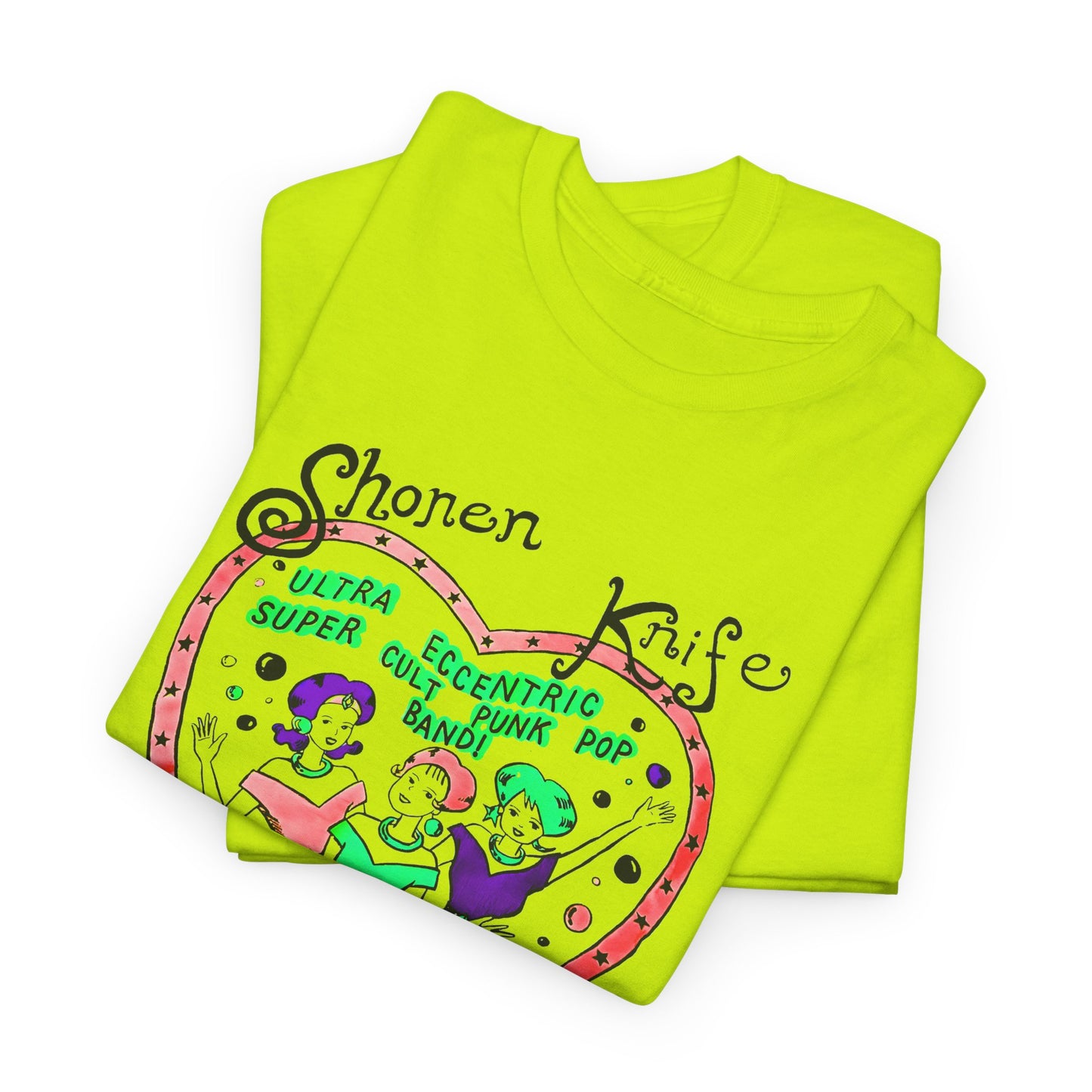 1990s vintage shonen knife reproduction edit tshirt