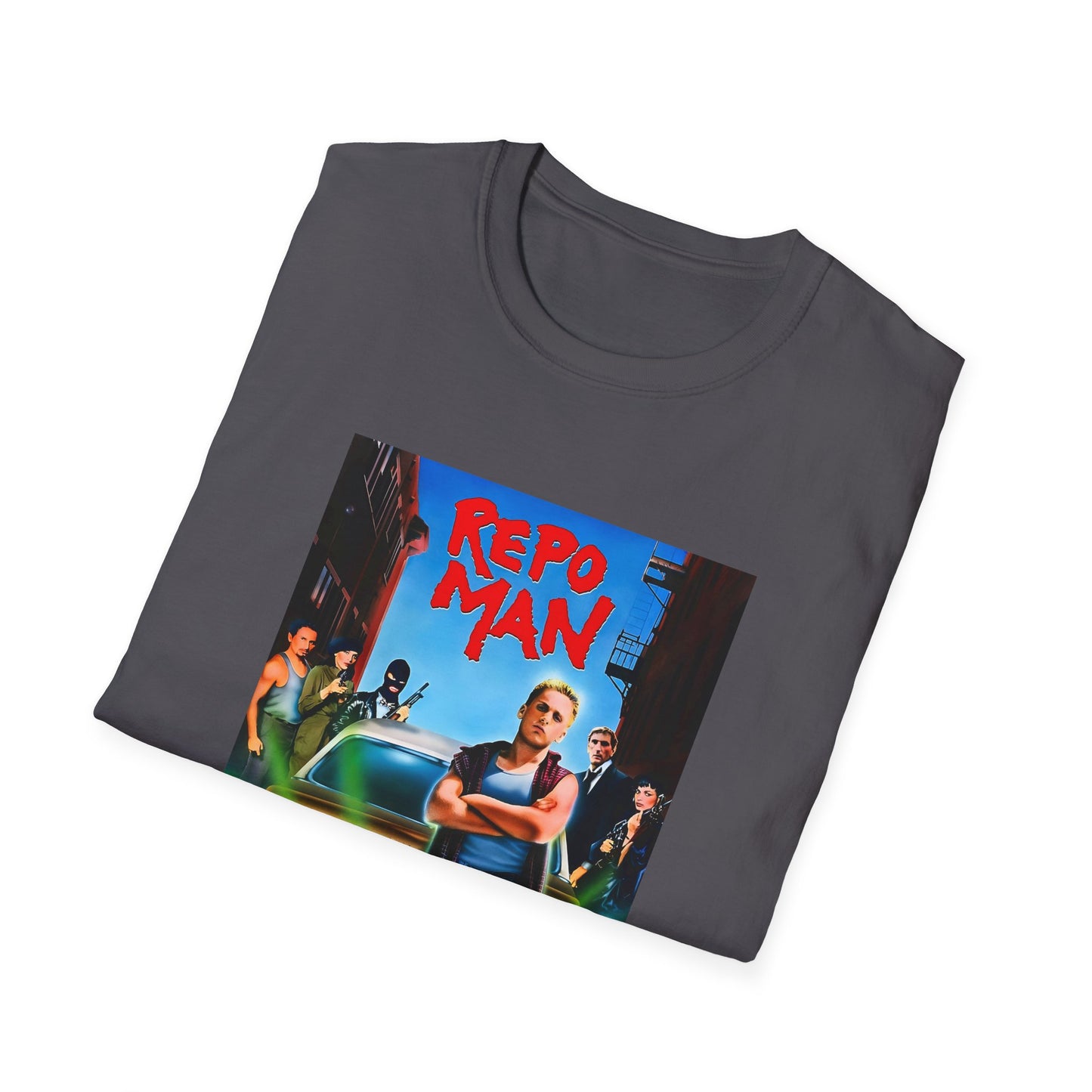 1984 repo man movie poster tshirt