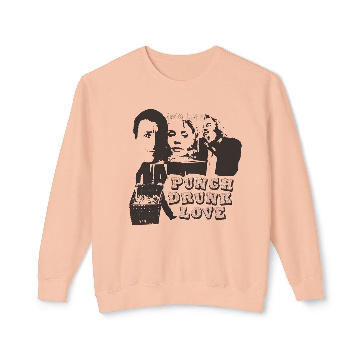 punch drunk love fan art flyer style 100% cotton sweatshirt