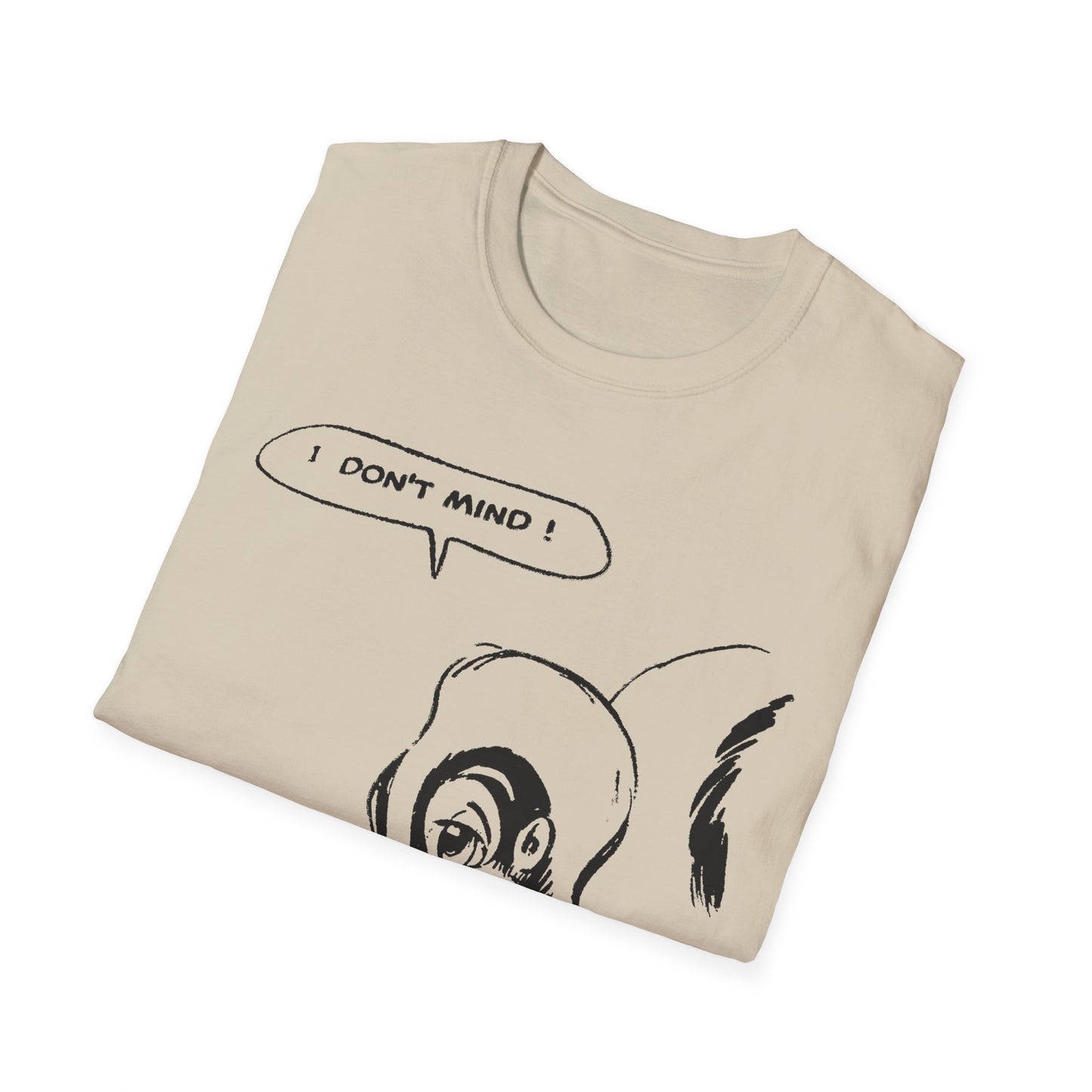 i don't mind cartoon skunk from old comic book tshirt