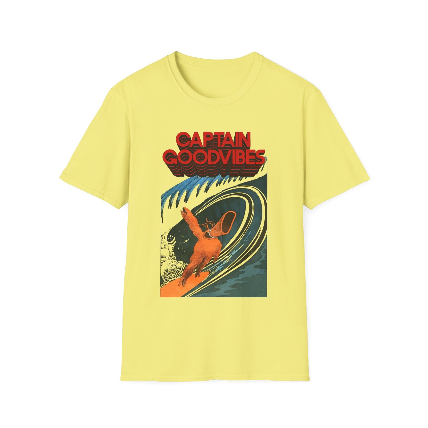 1975 underground australian surf comic illustration by tony edwards re colourized reproduction tshirt