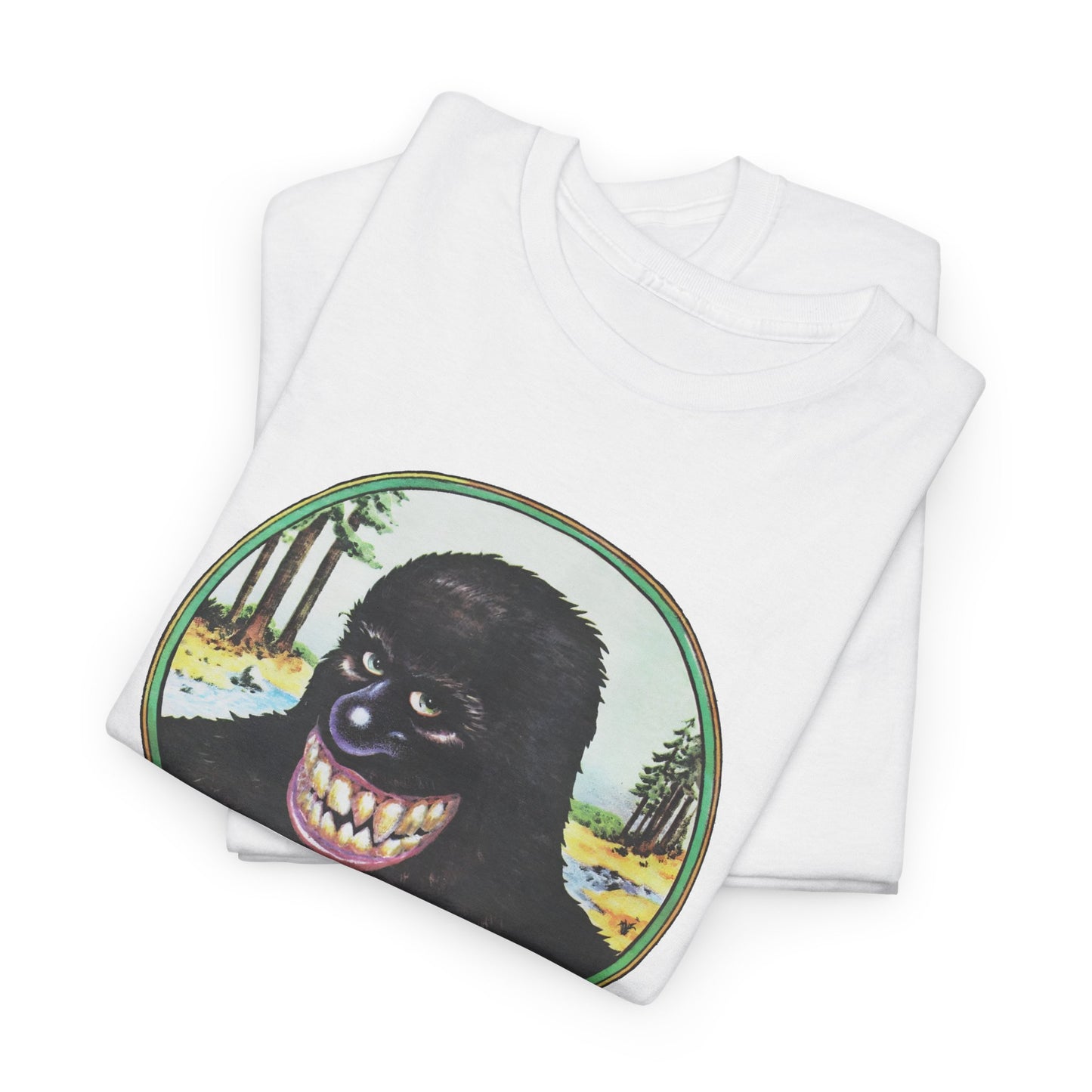 1970s bigfoot vintage graphic custom reproduction tshirt
