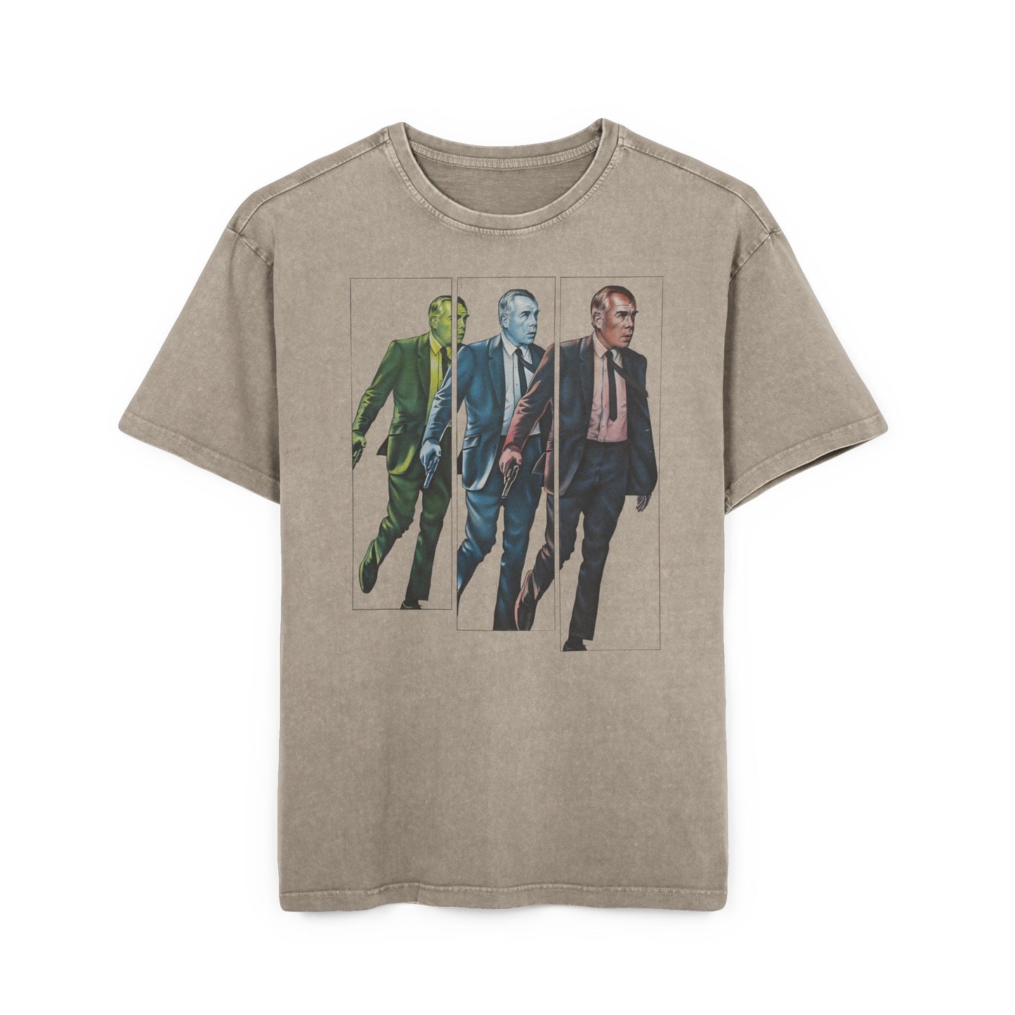 1967 point blank lee marvin acid washed oversize tshirt