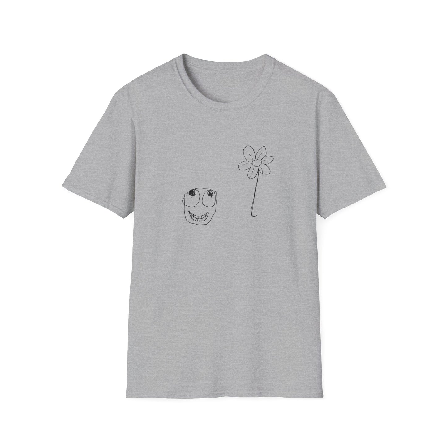original drawing happy little guy tshirt