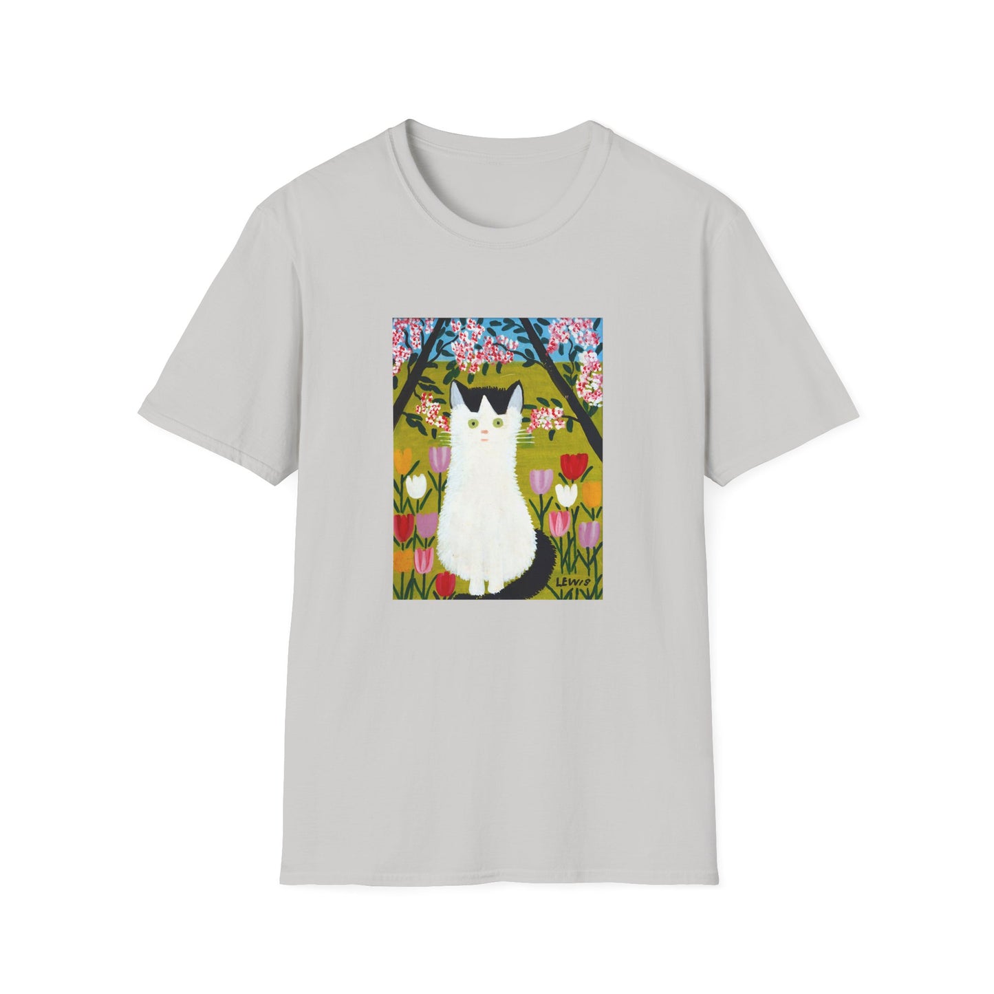 maud lewis nova scotia canadian folk artist white and black cat tshirt