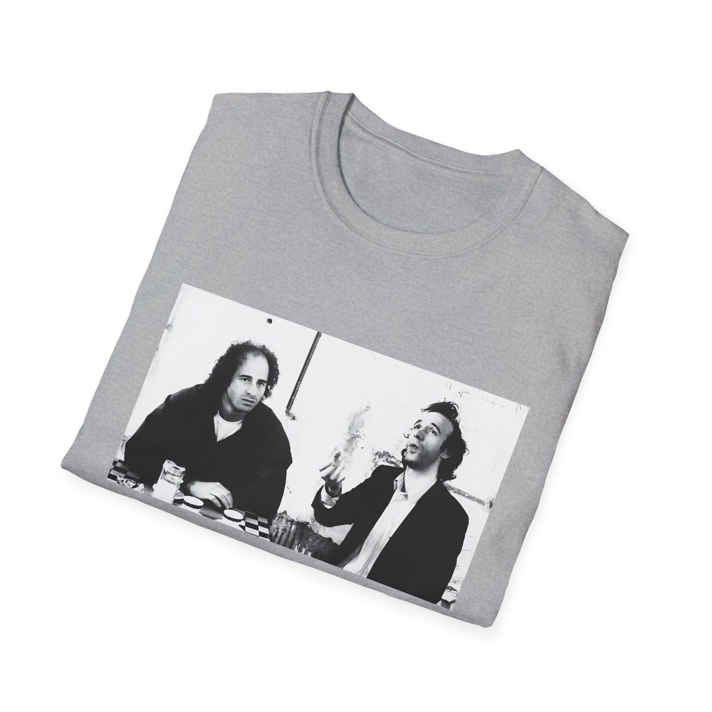 steven wright and roberto benigni from coffee and cigarettes tshirt