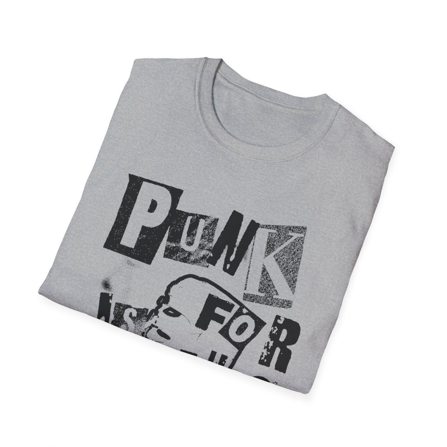 punk is for sure dead spray spaint style tshirt