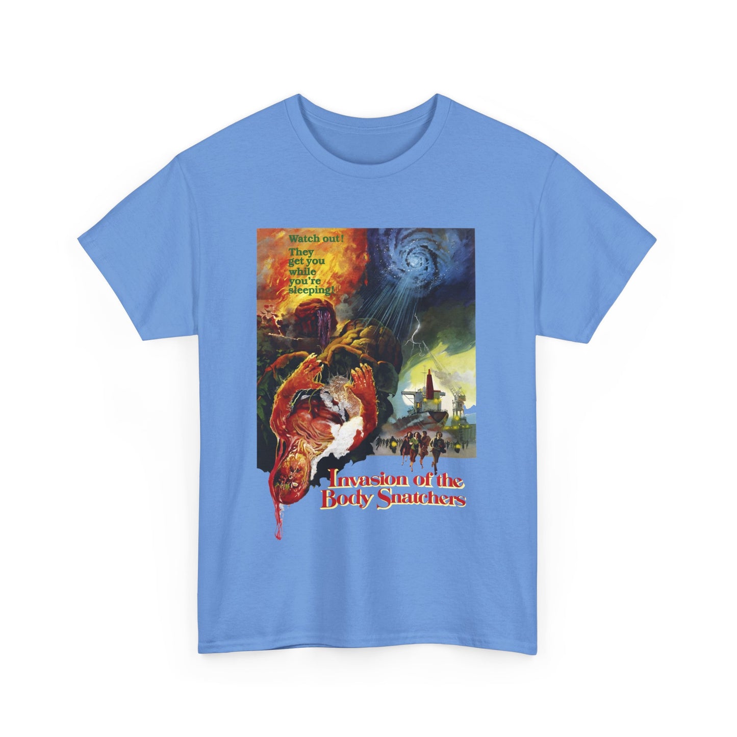 1978 invasion of the body snatchers movie poster tshirt