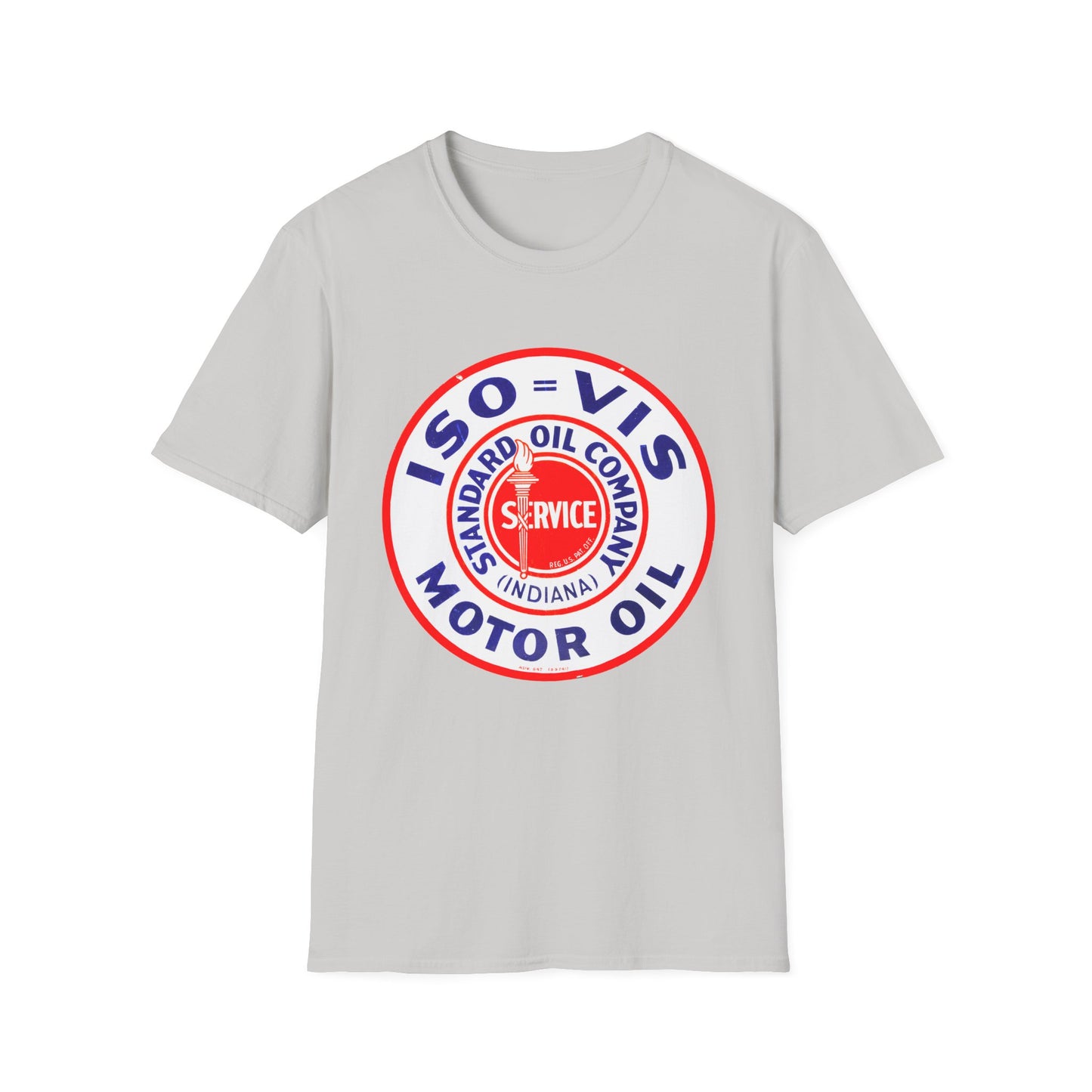 standard oil company motor oil logo tshirt