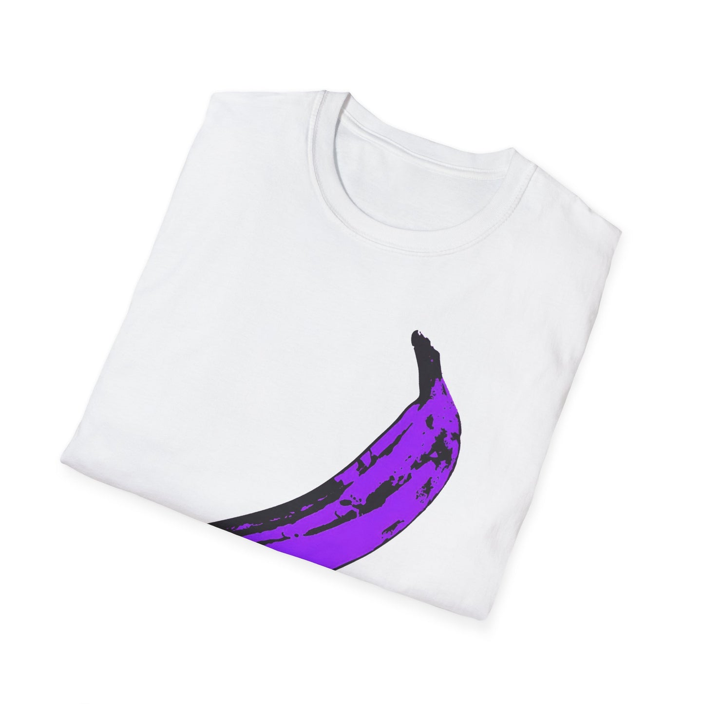 andy warhol's velvet underground and nico banana in purple tshirt