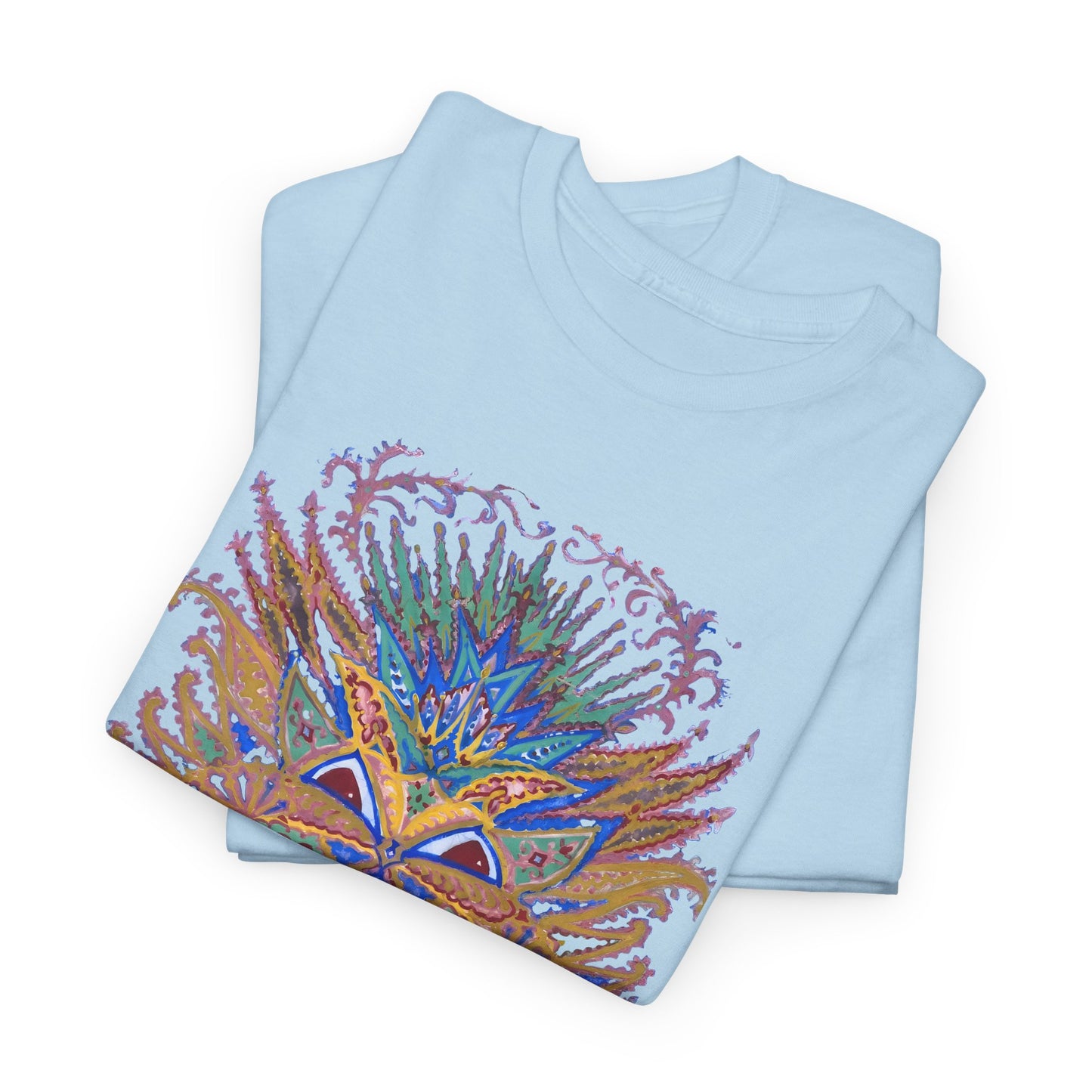 early 1900's louis wain anthropomorphized cat painting psychedelic cat design tshirt