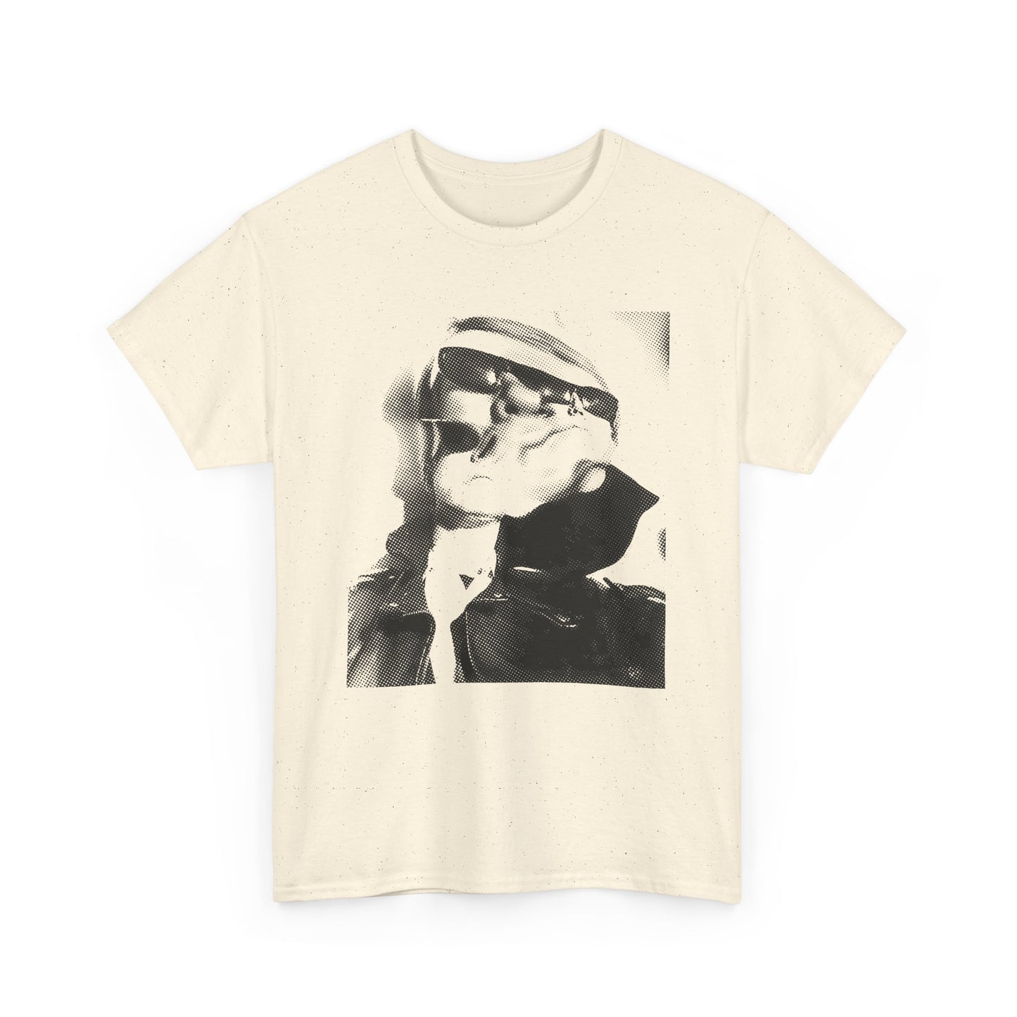 1965 weegee distortion photo of andy warhol reproduction edit tshirt