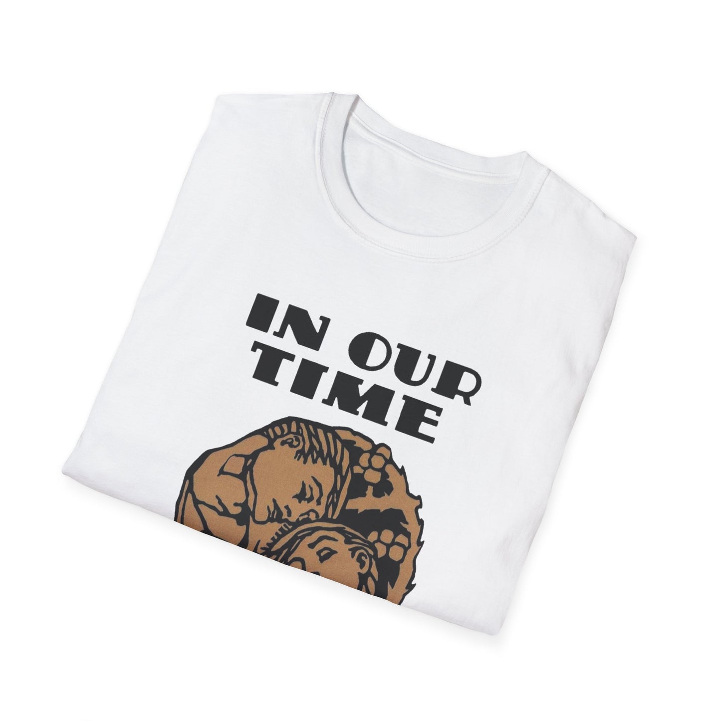 1925 ernest hemingway book cover by cleo damianakes for in our time the tshirt