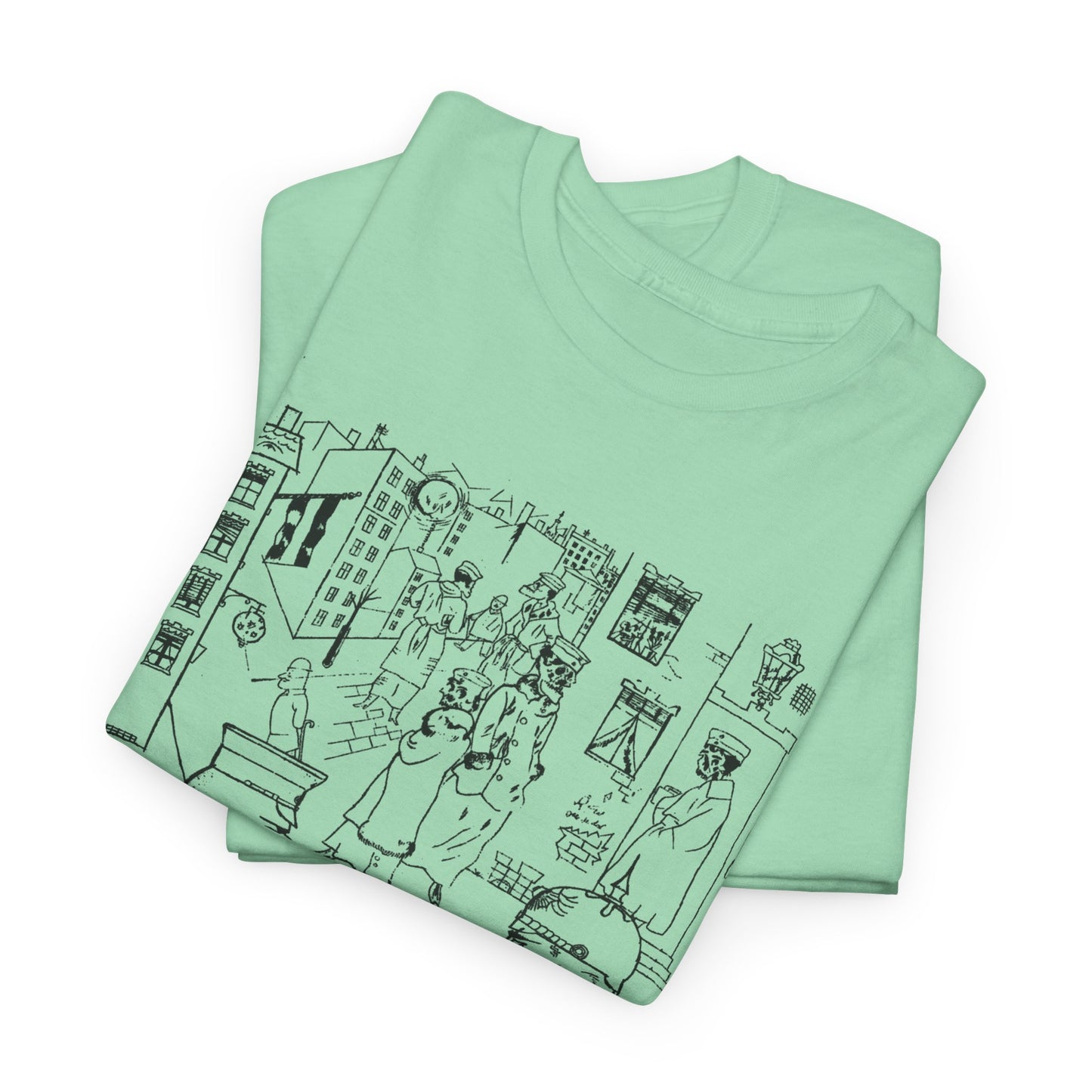 1919 george grosz lithograph "the pimps of death" tshirt