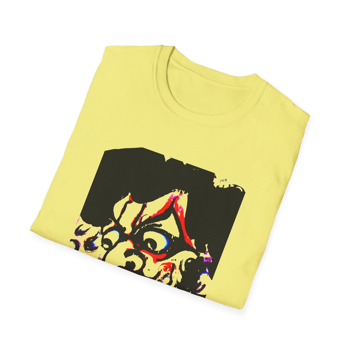 kawanabe kyosai 1831 to 1889 demon face modern edit reproduction tshirt