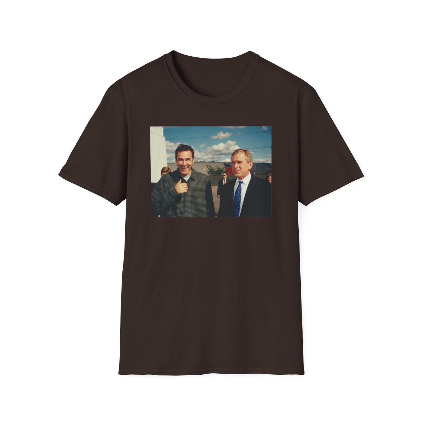 norm macdonald and george bush jr. tshirt