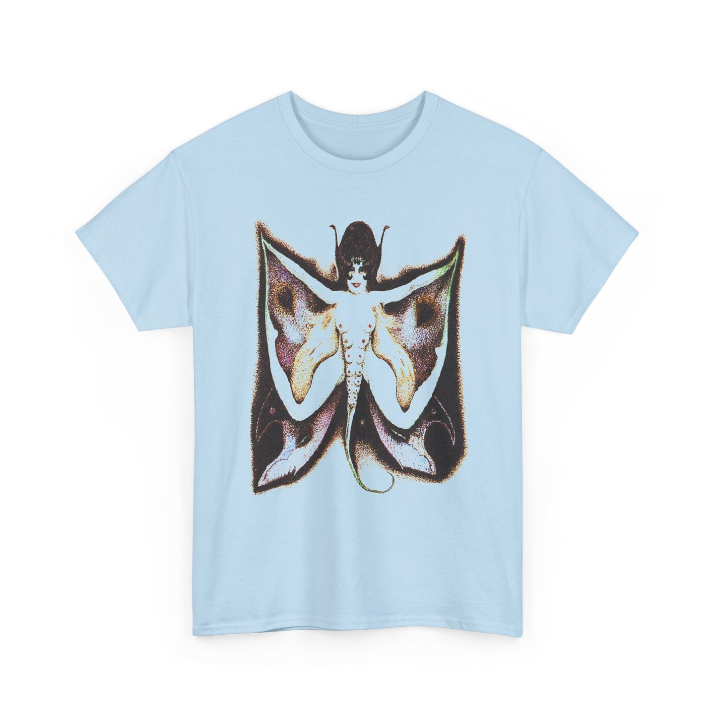 early 1900s gothic moth lady painting by alberto martini custom edit tshirt