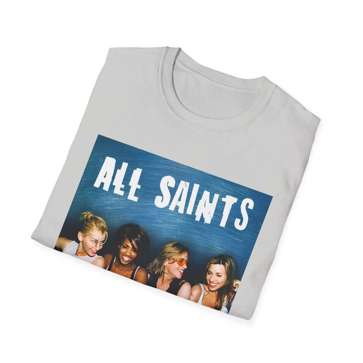 all saints on a couch on a tshirt