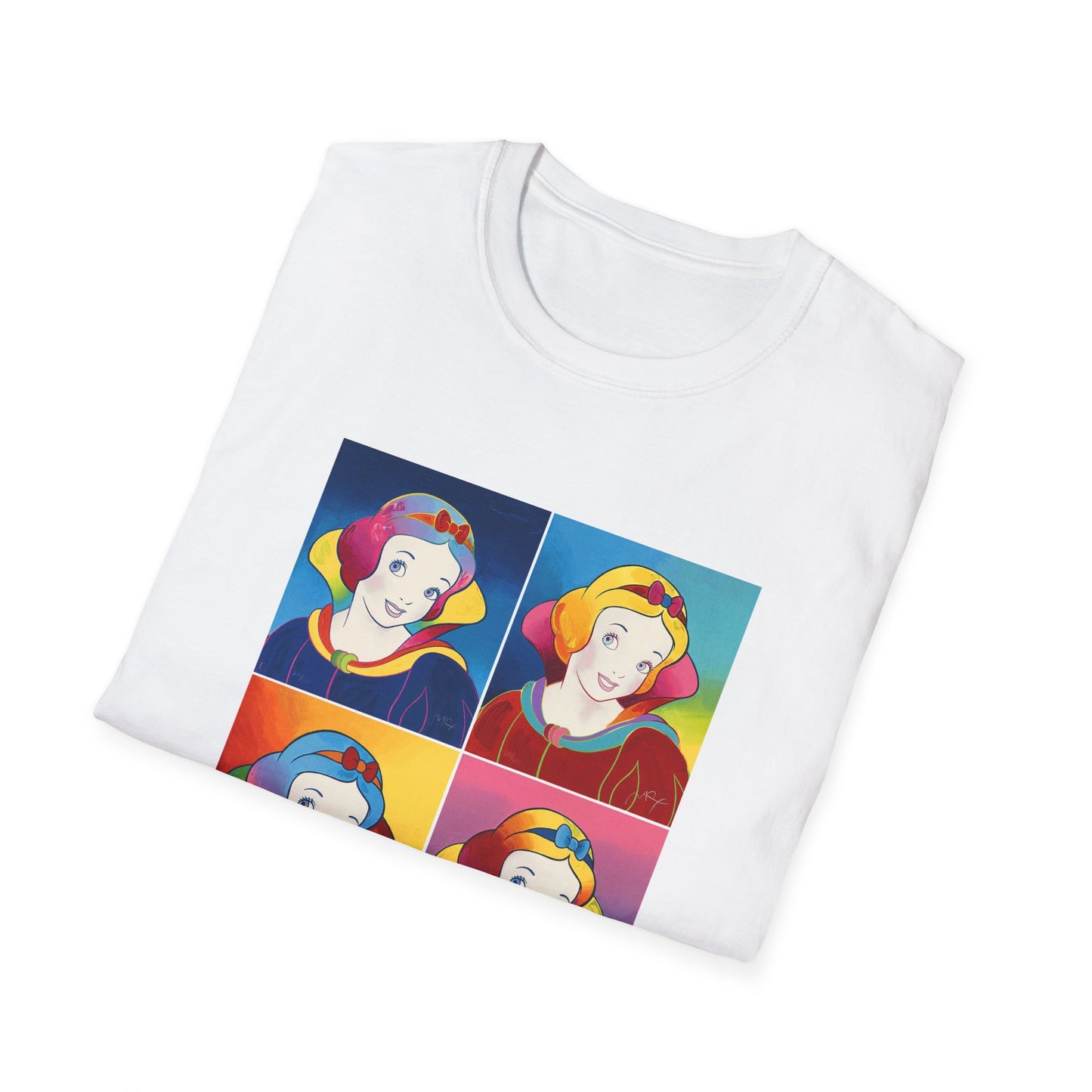 1996 psychedelic snow white pop culture art by peter max tshirt