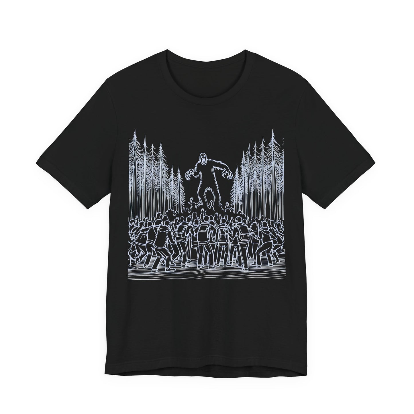 sasquatch attacks tshirt
