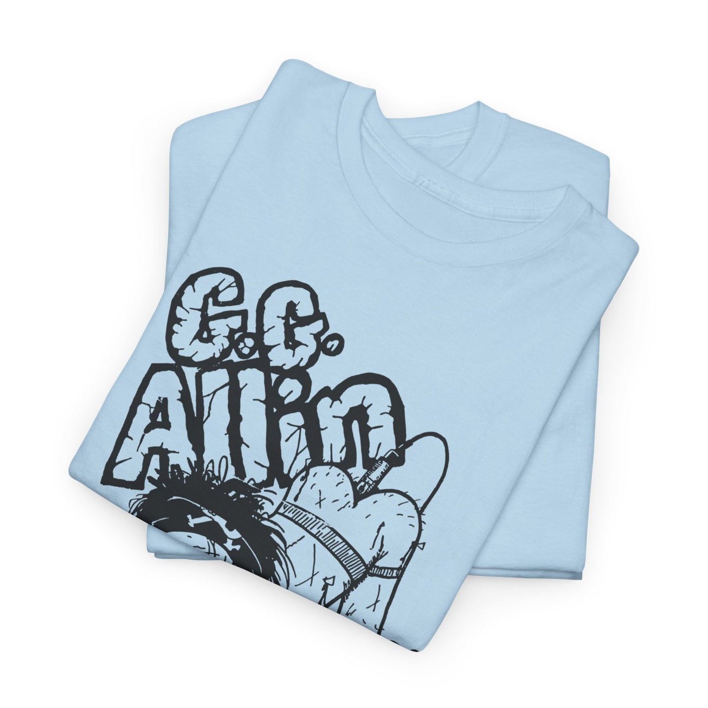1990s gg allin show poster custom edit tshirt