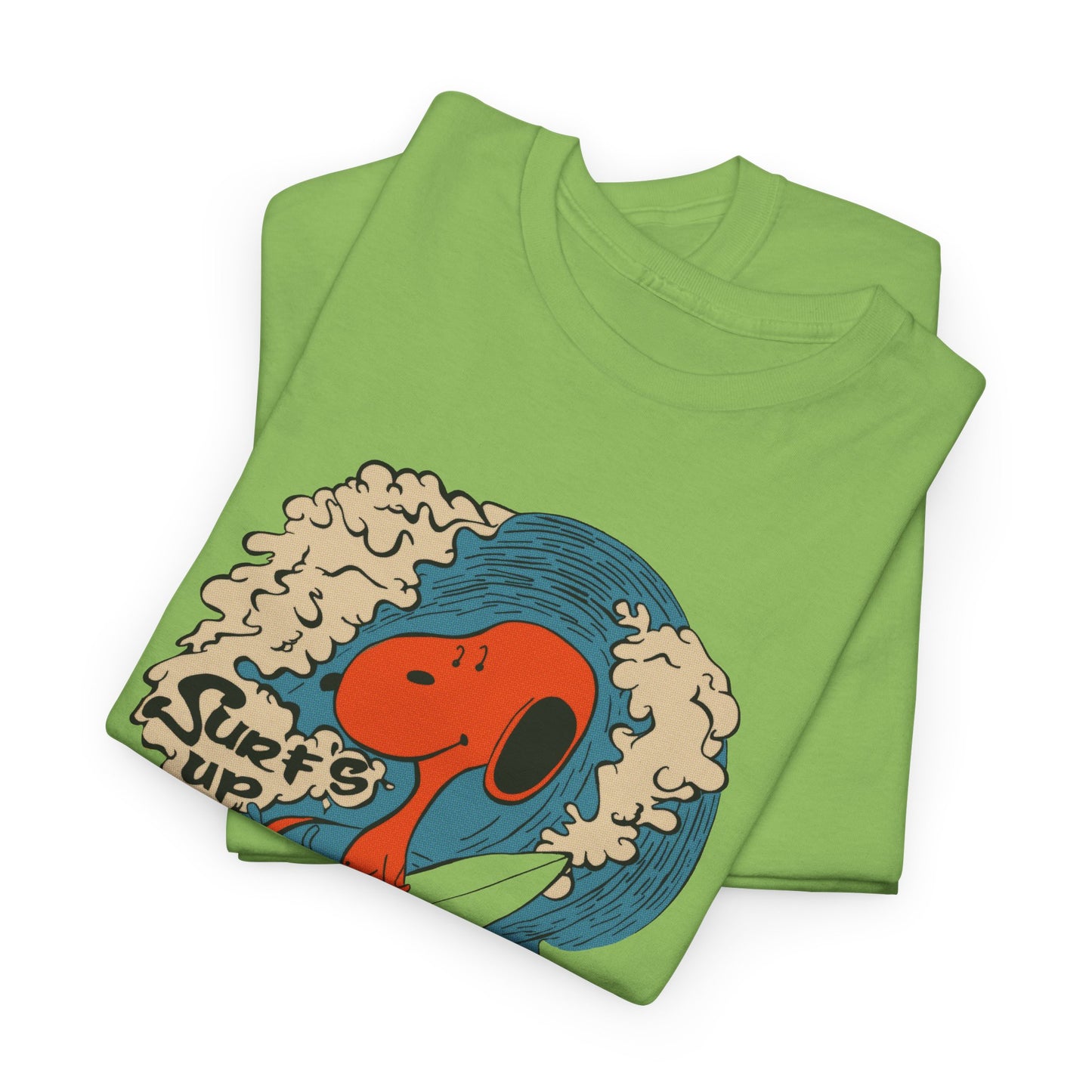 surf's up creep dog vintage graphic reproduction tshirt