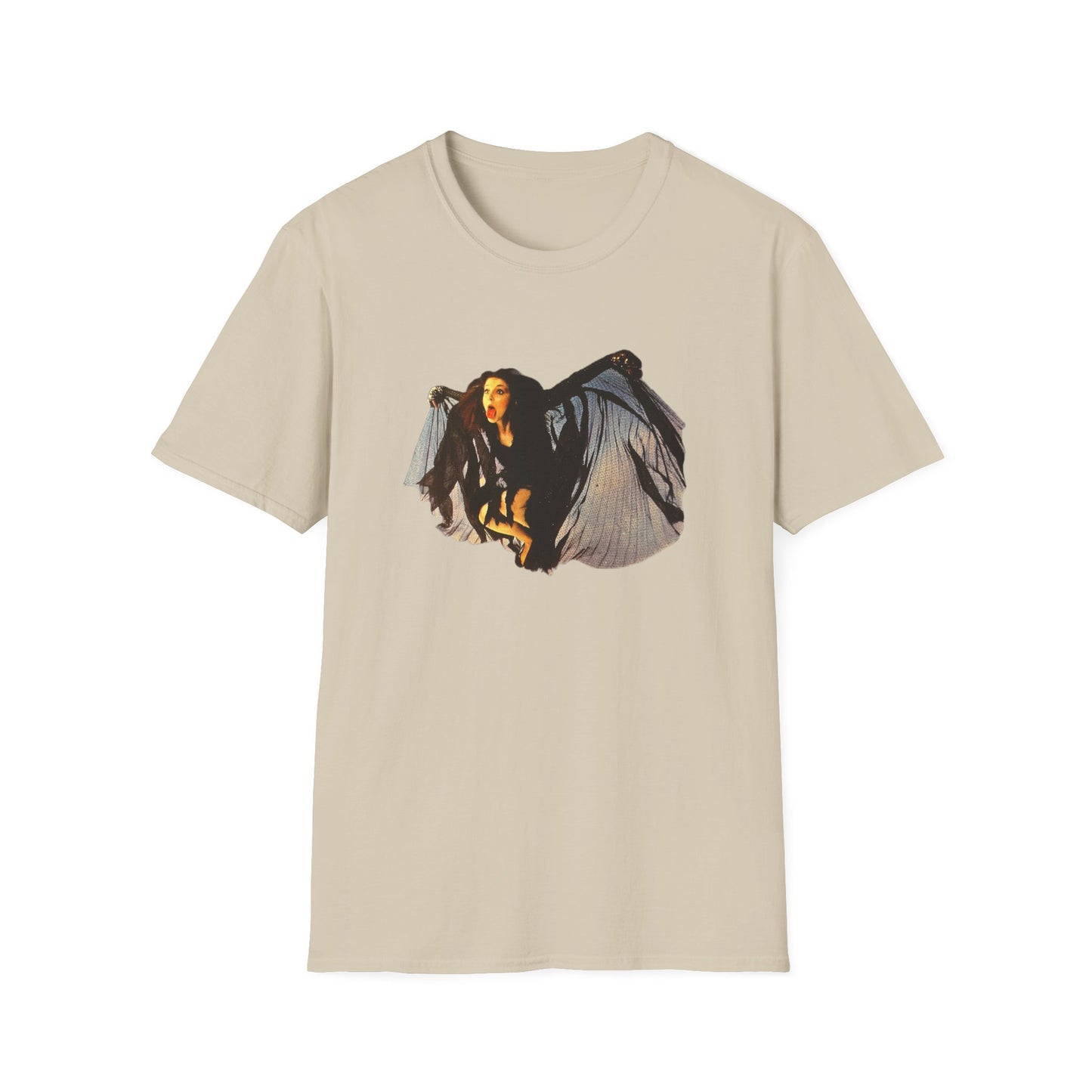 kate bush as a bat on never for ever tshirt