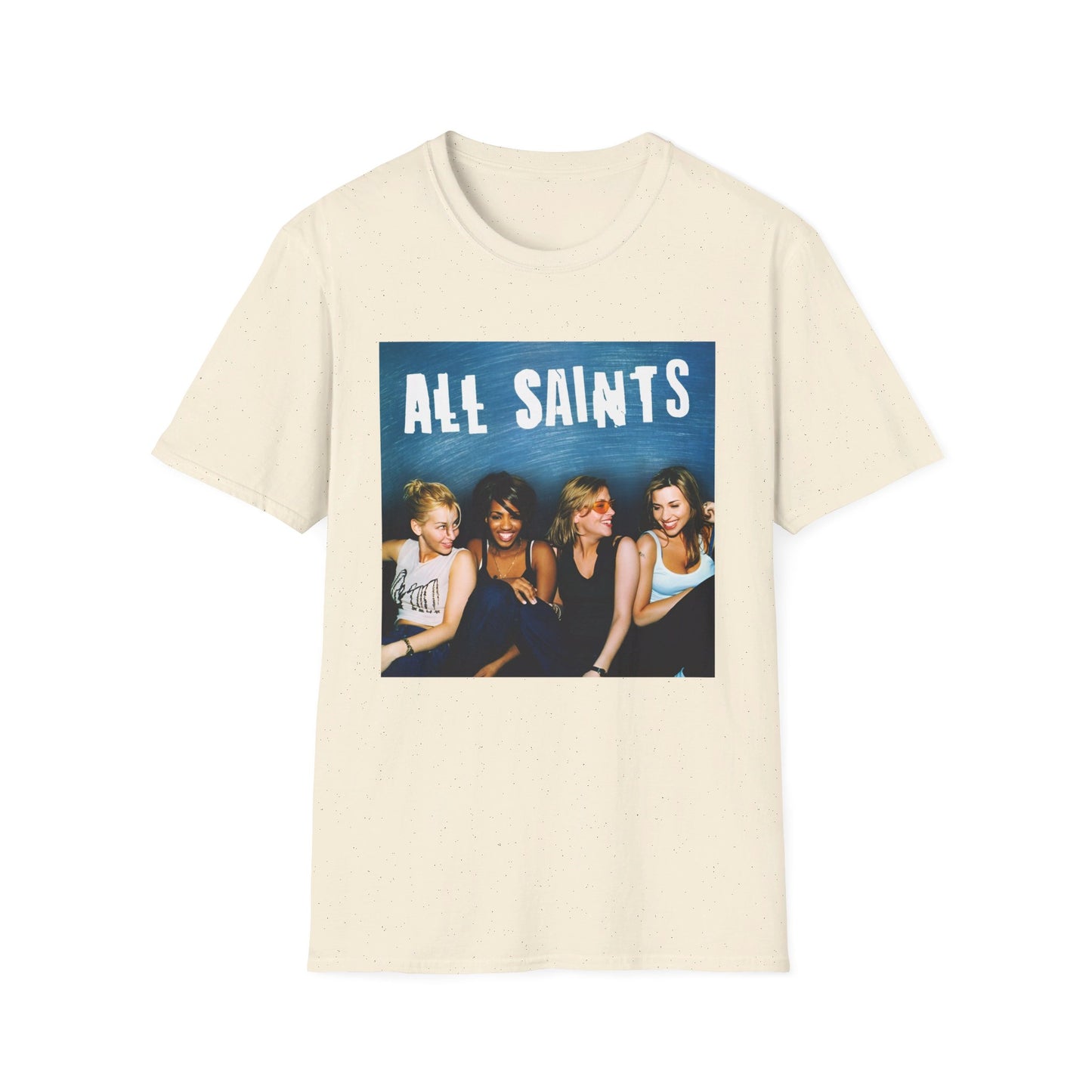 all saints on a couch on a tshirt