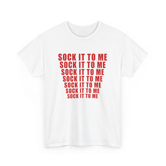 1960s vintage design sock it to me reproduction tshirt