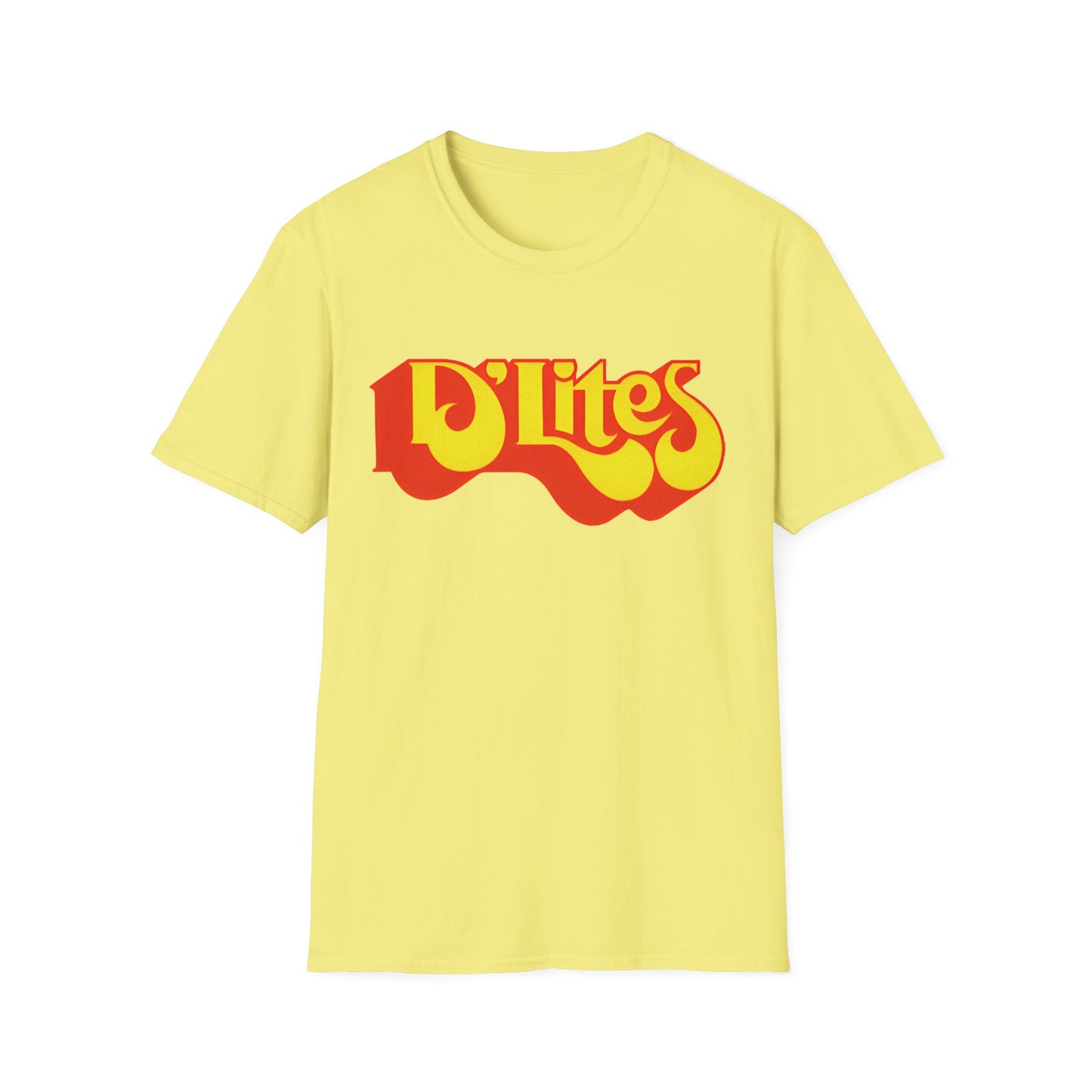 vintage defunct d lites healthy fast food logo tshirt