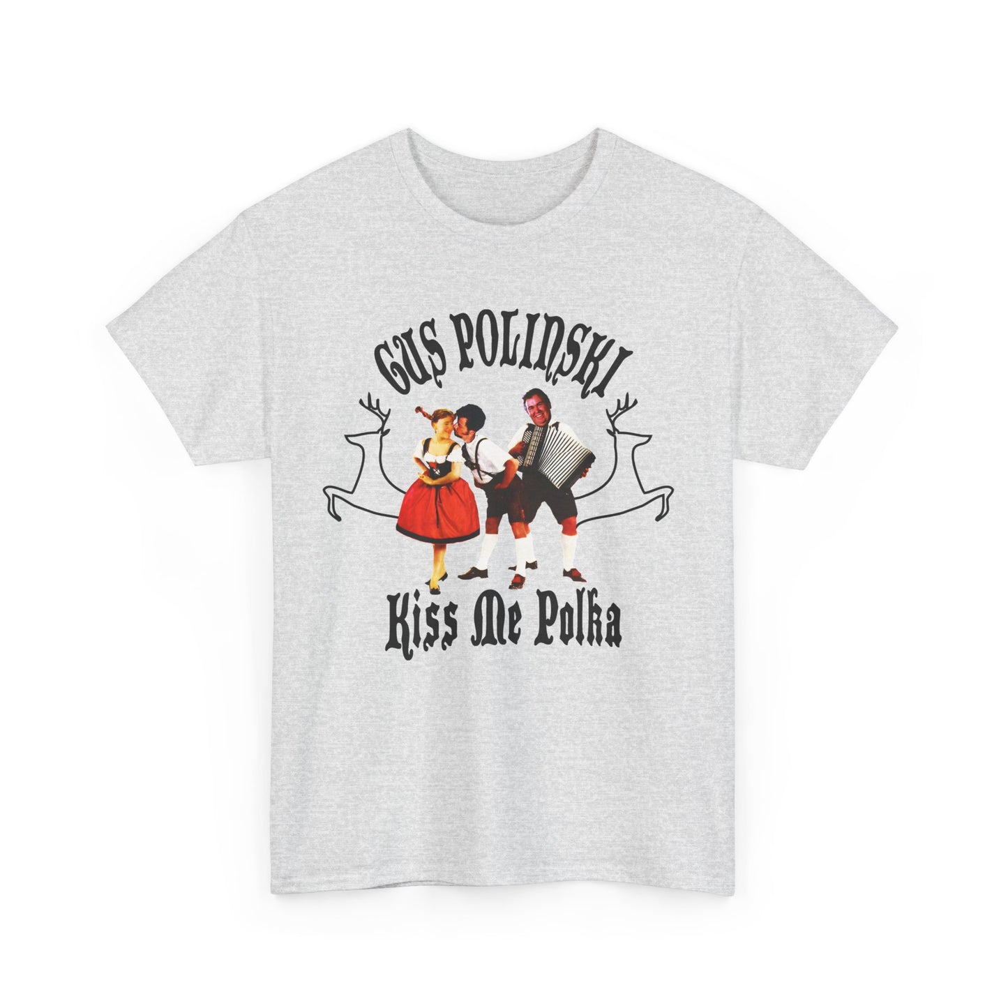 home alone gus polinski (john candy) poker king of the midwest parody album cover for kiss me polka tshirt