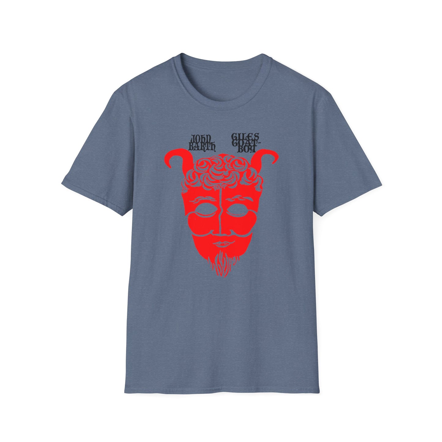 john barth 1966 novel giles goat-boy book cover variant tshirt
